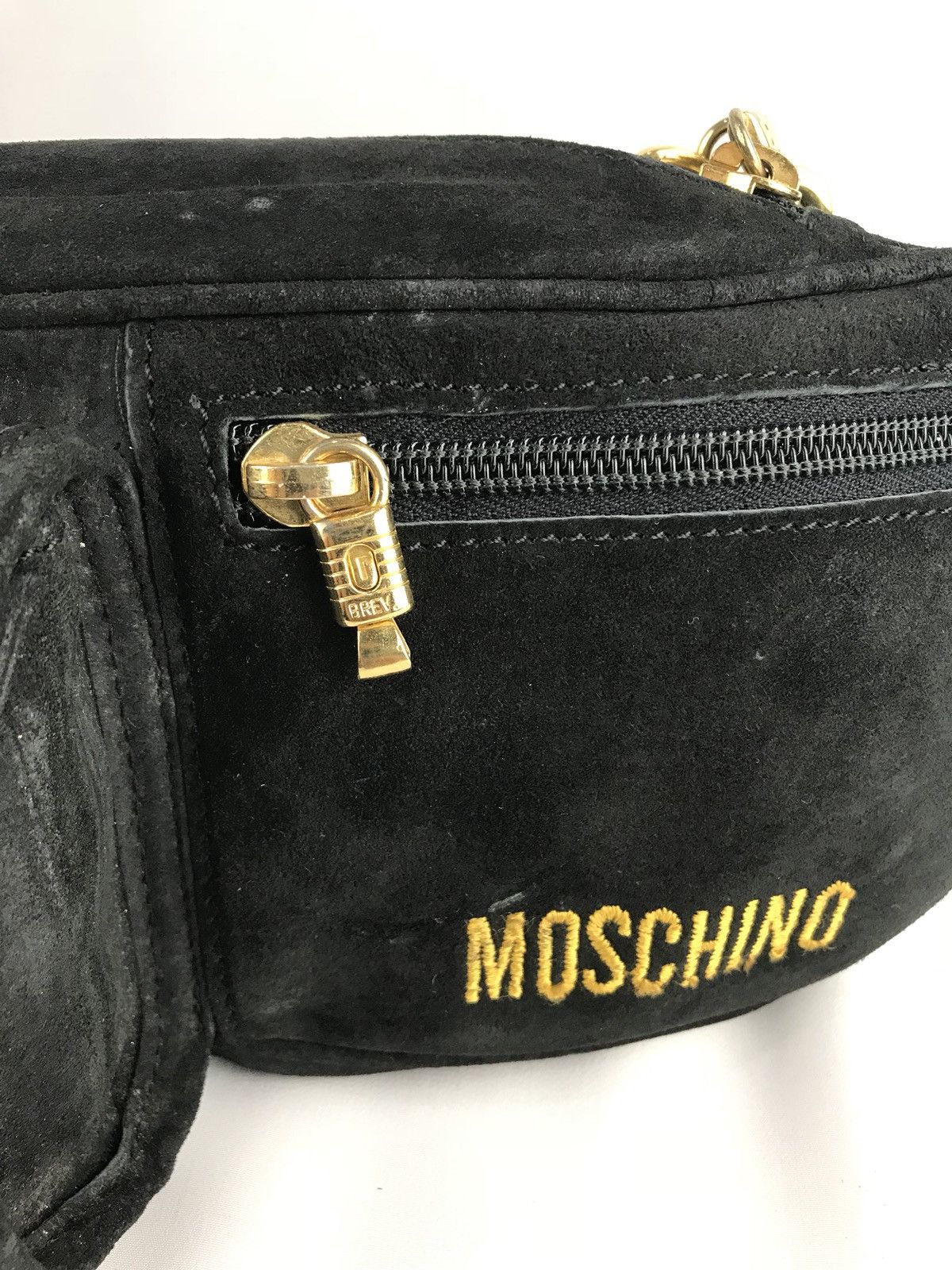 Moschino × Vintage ❌Last Drop❌ 🔥Rare🔥Vintage Moschino Leather Waistbag Size ONE SIZE - 6 Thumbnail