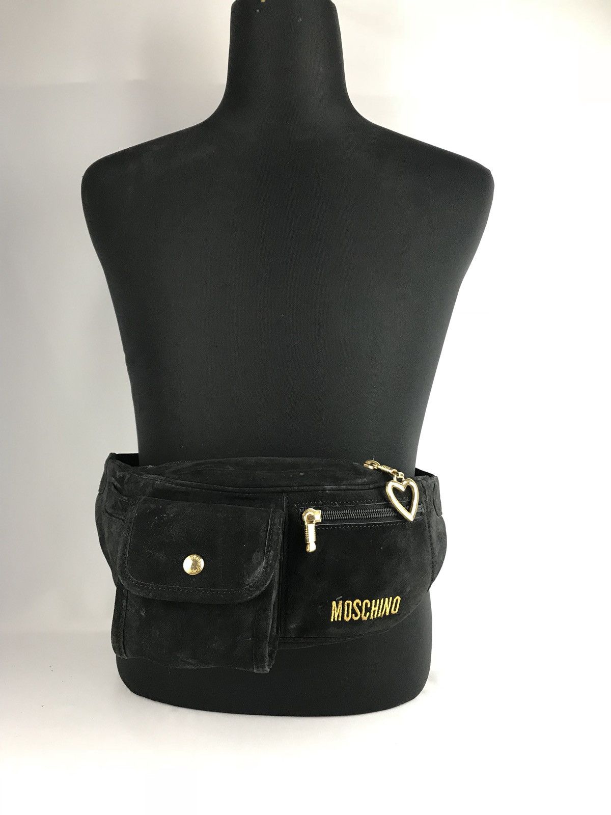 Moschino × Vintage ❌Last Drop❌ 🔥Rare🔥Vintage Moschino Leather Waistbag Size ONE SIZE - 2 Thumbnail