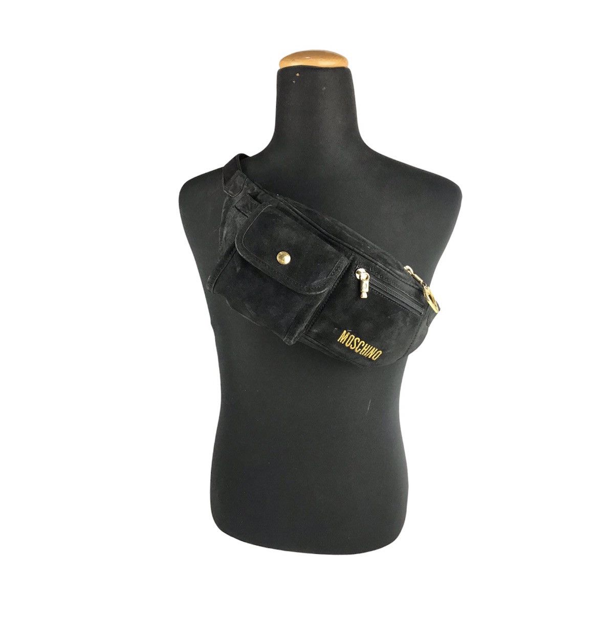 Moschino × Vintage ❌Last Drop❌ 🔥Rare🔥Vintage Moschino Leather Waistbag Size ONE SIZE - 1 Thumbnail