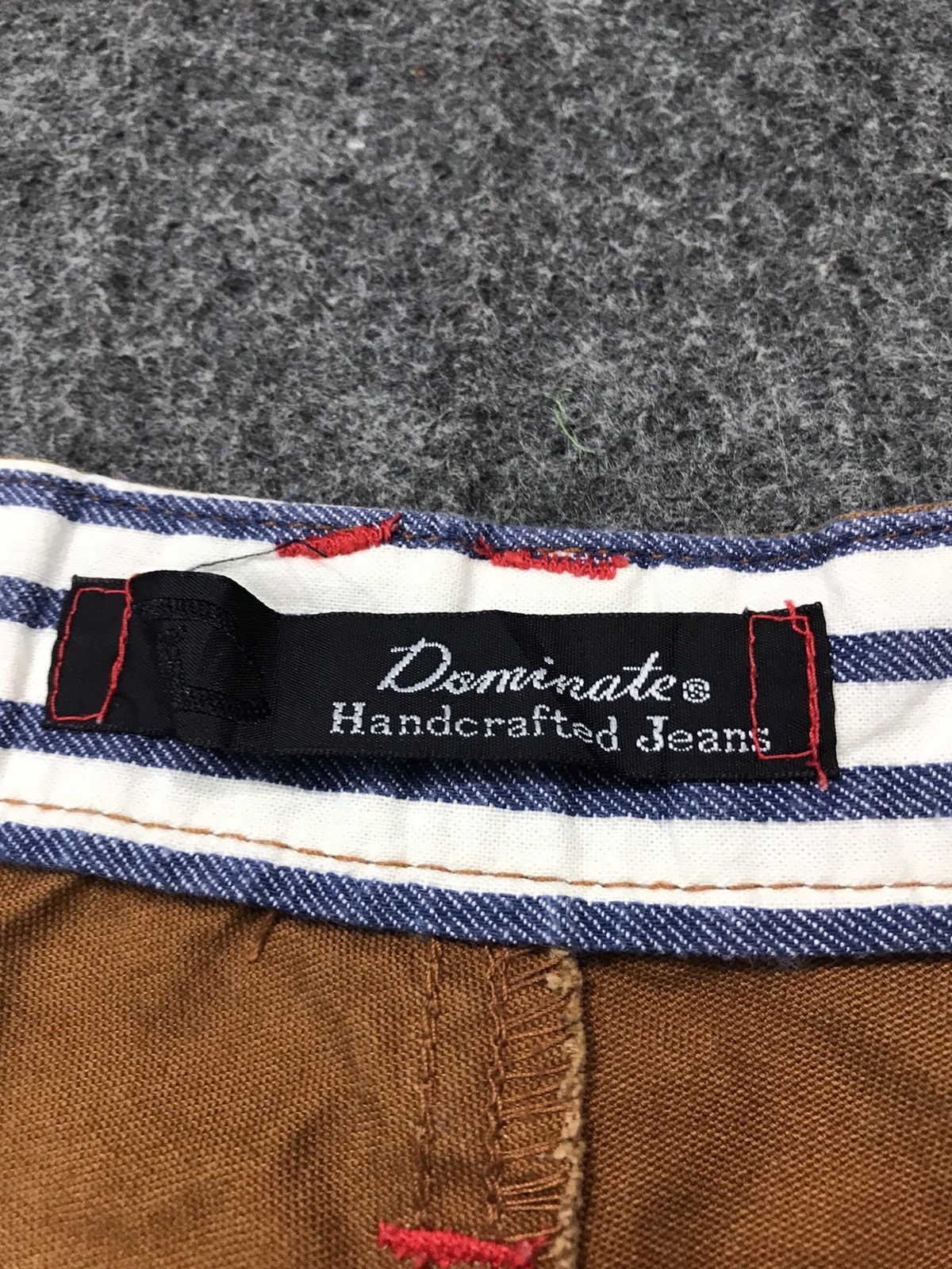 Japanese Brand Vintage Dominate Handcrafted Jeans Design Art Striped Pocket Size US 30 / EU 46 - 12 Thumbnail
