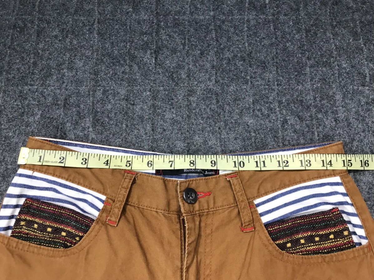 Japanese Brand Vintage Dominate Handcrafted Jeans Design Art Striped Pocket Size US 30 / EU 46 - 15 Thumbnail