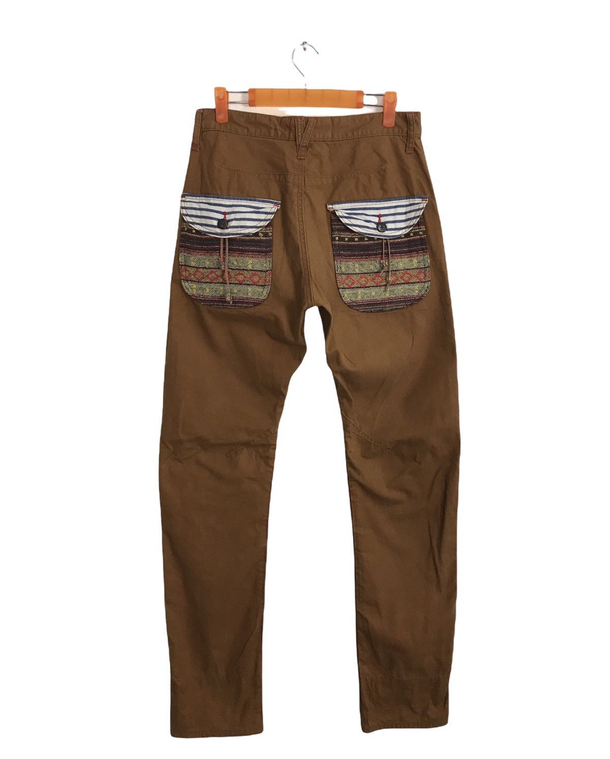 Japanese Brand Vintage Dominate Handcrafted Jeans Design Art Striped Pocket Size US 30 / EU 46 - 2 Thumbnail