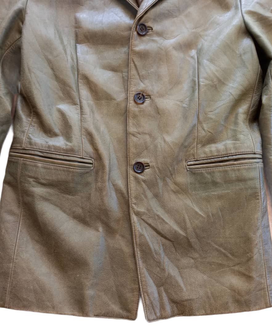 Japanese Brand × Jun Takahashi Vintage Jun Men Leather Jacket Size US S / EU 44-46 / 1 - 5 Thumbnail