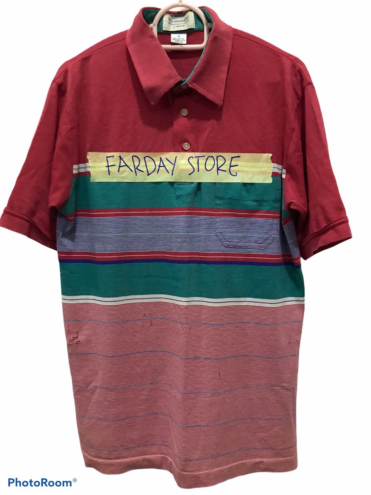Arrow Vintage tournament by Arrow single stitch tees Size US M / EU 48-50 / 2 - 2 Thumbnail