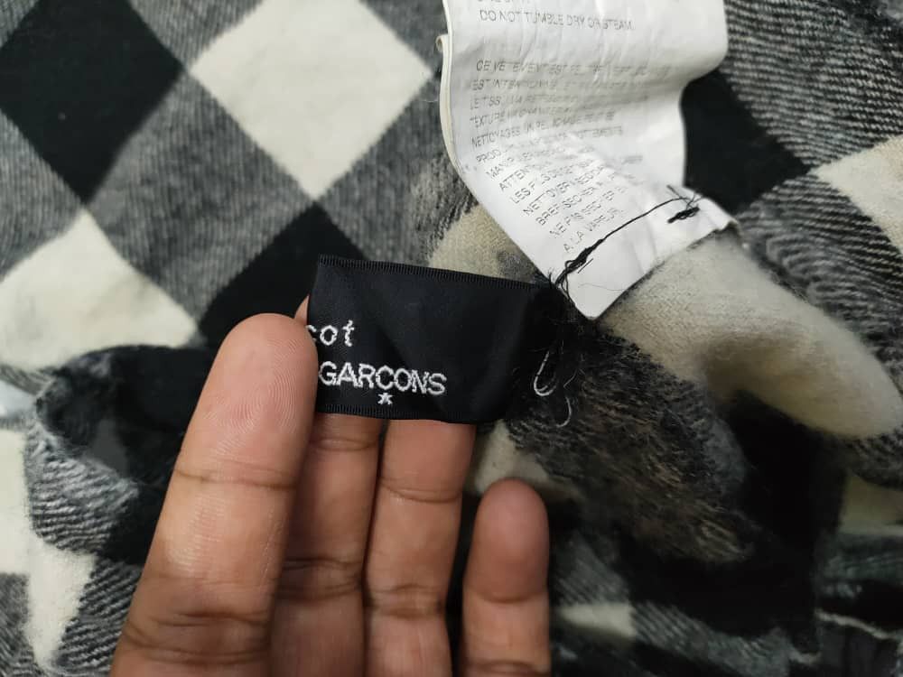 Comme des Garcons ❎ Ad 2004 CDG Wool Checkered Crop Pant Size 32" / US 10 / IT 46 - 4 Thumbnail