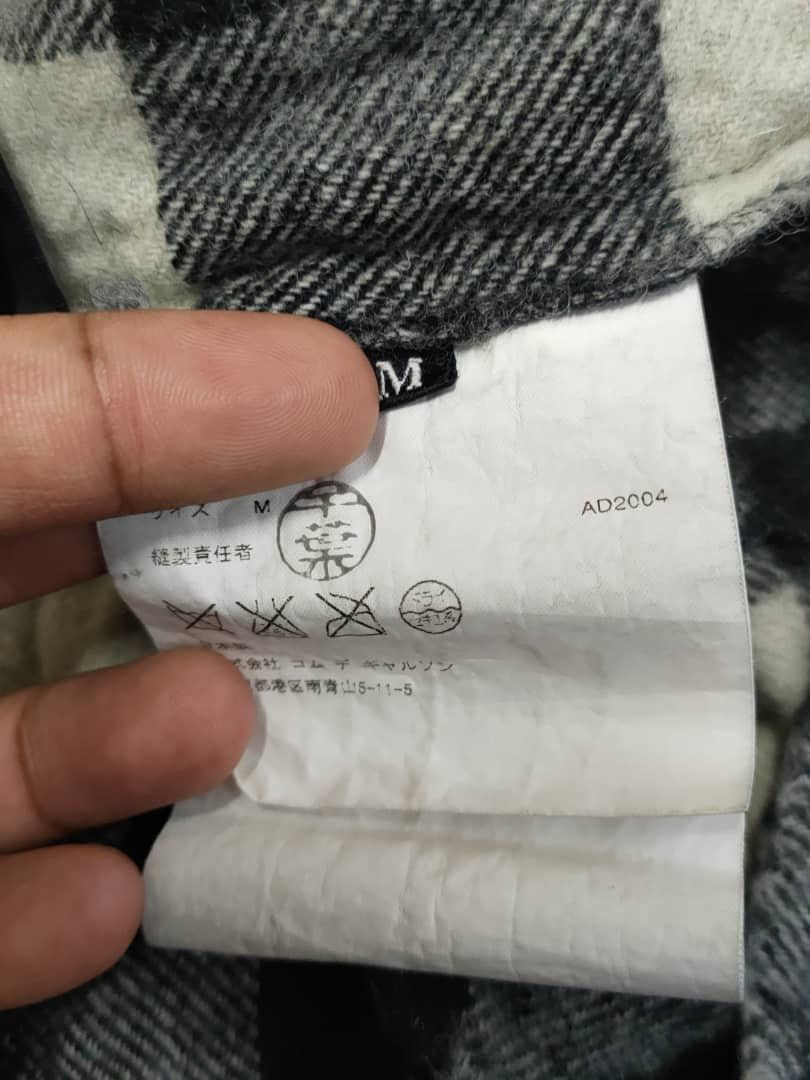 Comme des Garcons ❎ Ad 2004 CDG Wool Checkered Crop Pant Size 32" / US 10 / IT 46 - 7 Thumbnail