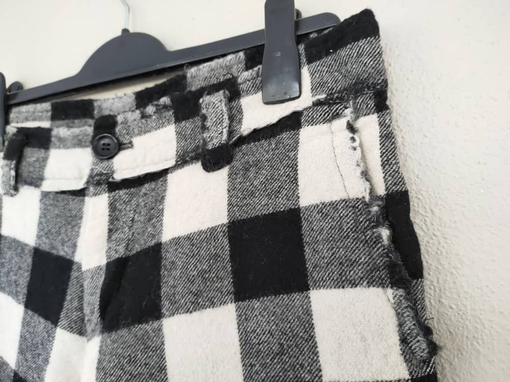 Comme des Garcons ❎ Ad 2004 CDG Wool Checkered Crop Pant Size 32" / US 10 / IT 46 - 12 Thumbnail