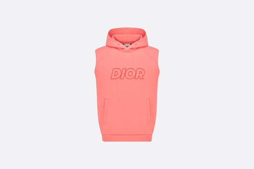 OVERSIZED SLEEVELESS HOODED SWEATSHIRT