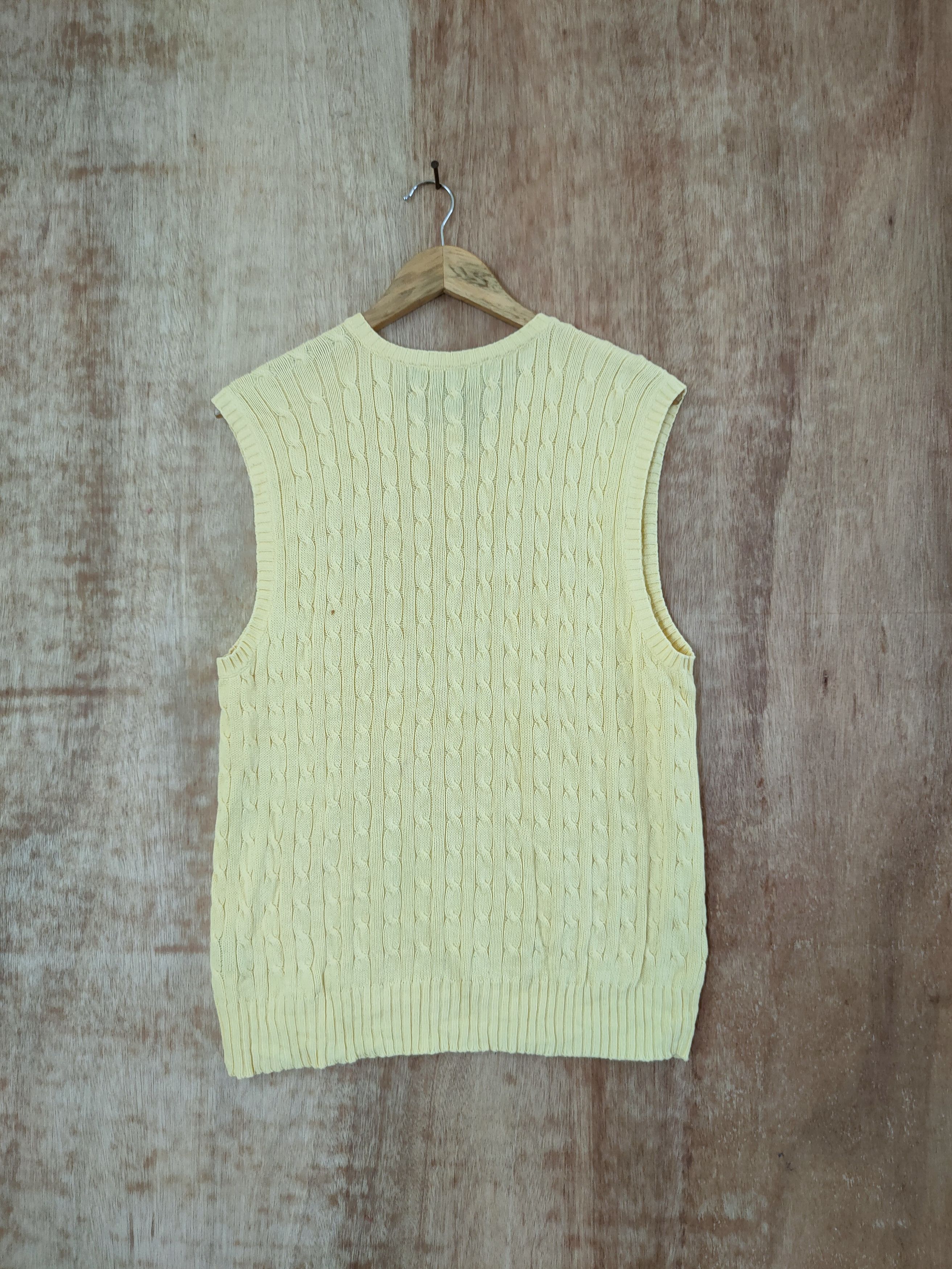 Polo Ralph Lauren D Polo Ralph Lauren vest knitwear yellow #46-561 Size US M / EU 48-50 / 2 - 6 Thumbnail