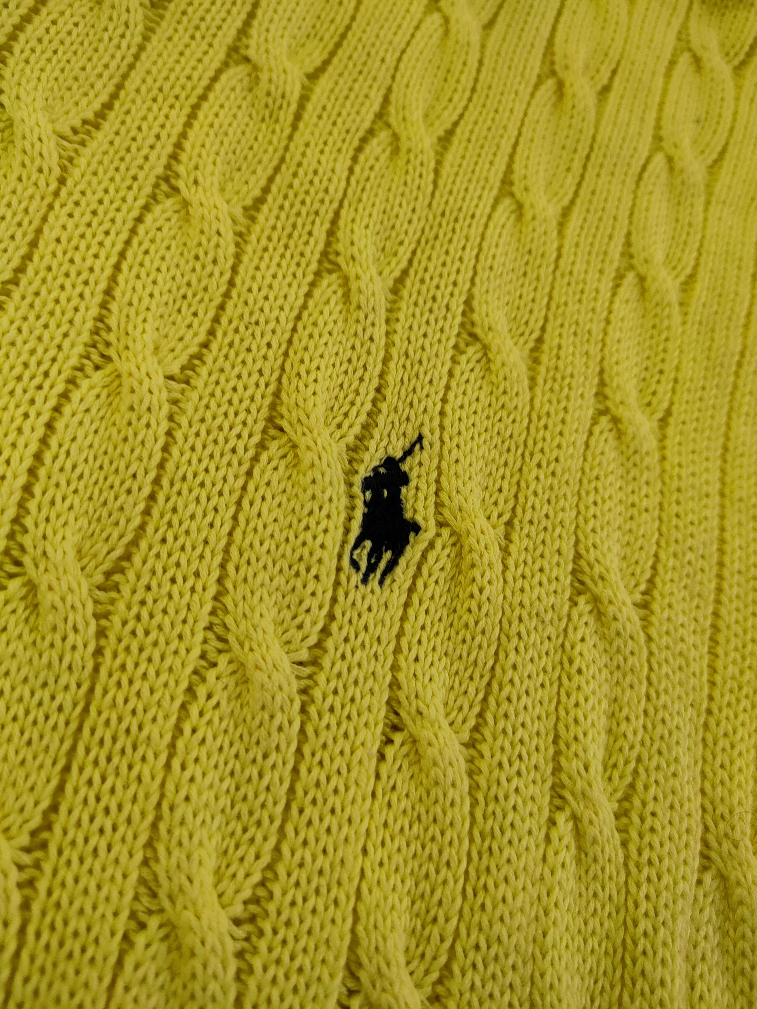 Polo Ralph Lauren D Polo Ralph Lauren vest knitwear yellow #46-561 Size US M / EU 48-50 / 2 - 5 Thumbnail