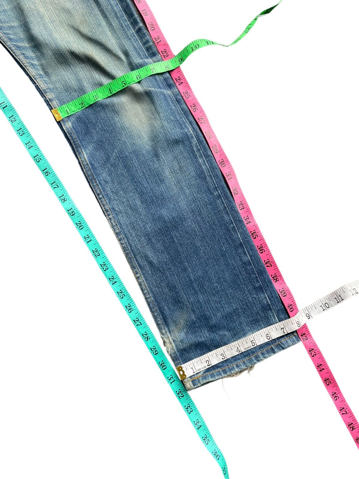 Beams Plus × Japanese Brand Vintage Beams Faded & Distresed Denim Size US 31 - 19 Thumbnail