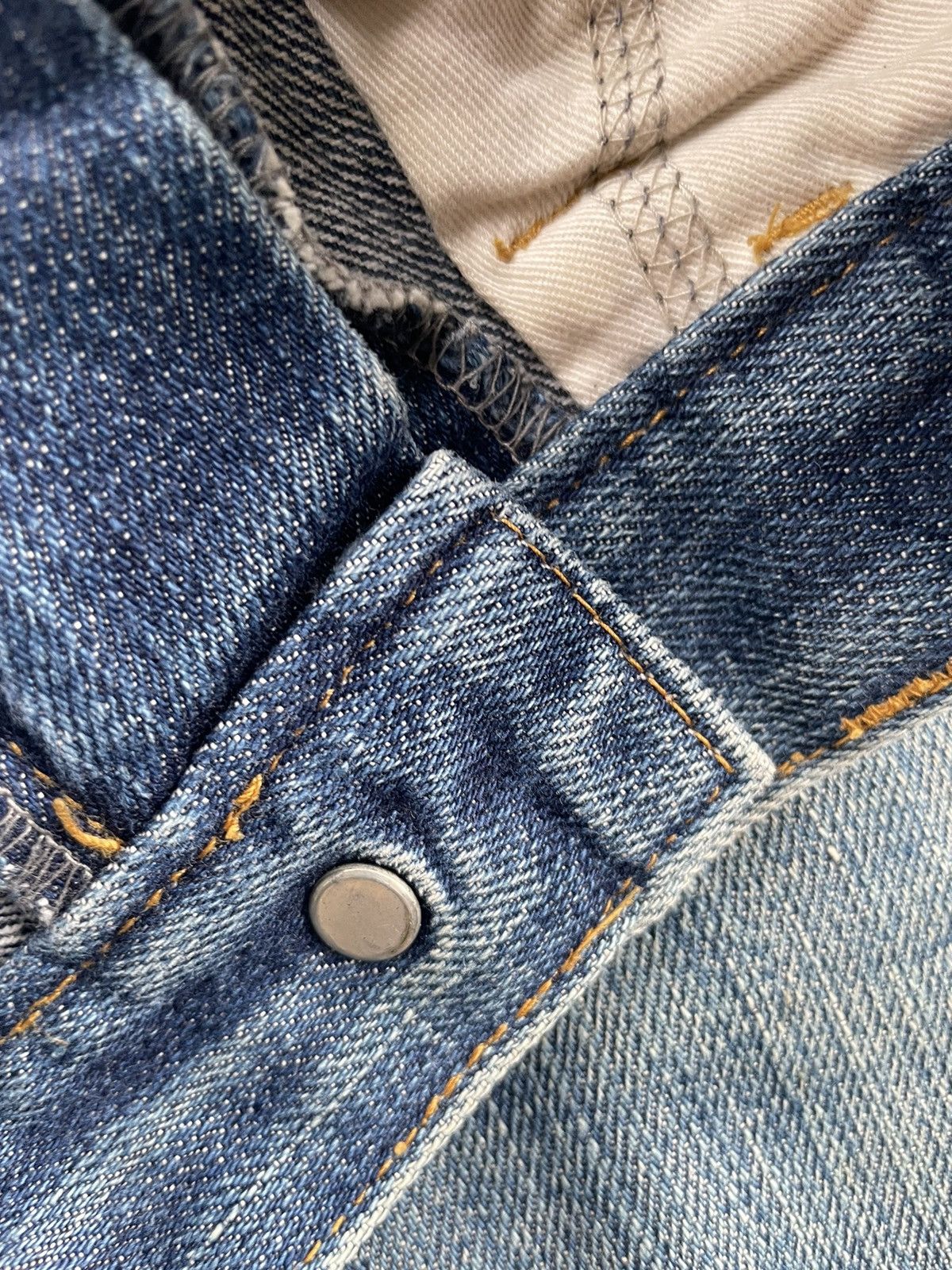 Beams Plus × Japanese Brand Vintage Beams Faded & Distresed Denim Size US 31 - 15 Thumbnail