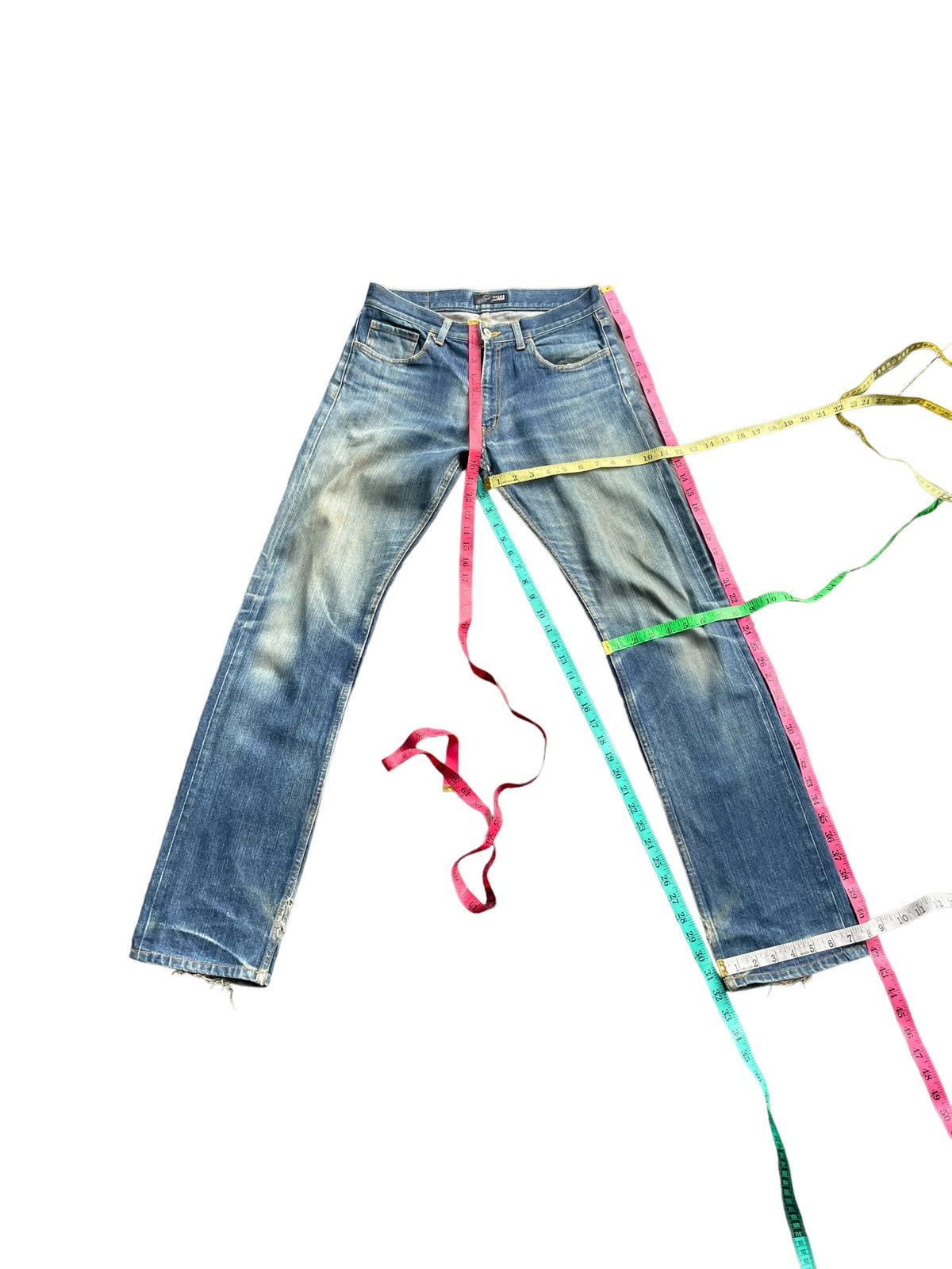 Beams Plus × Japanese Brand Vintage Beams Faded & Distresed Denim Size US 31 - 18 Thumbnail