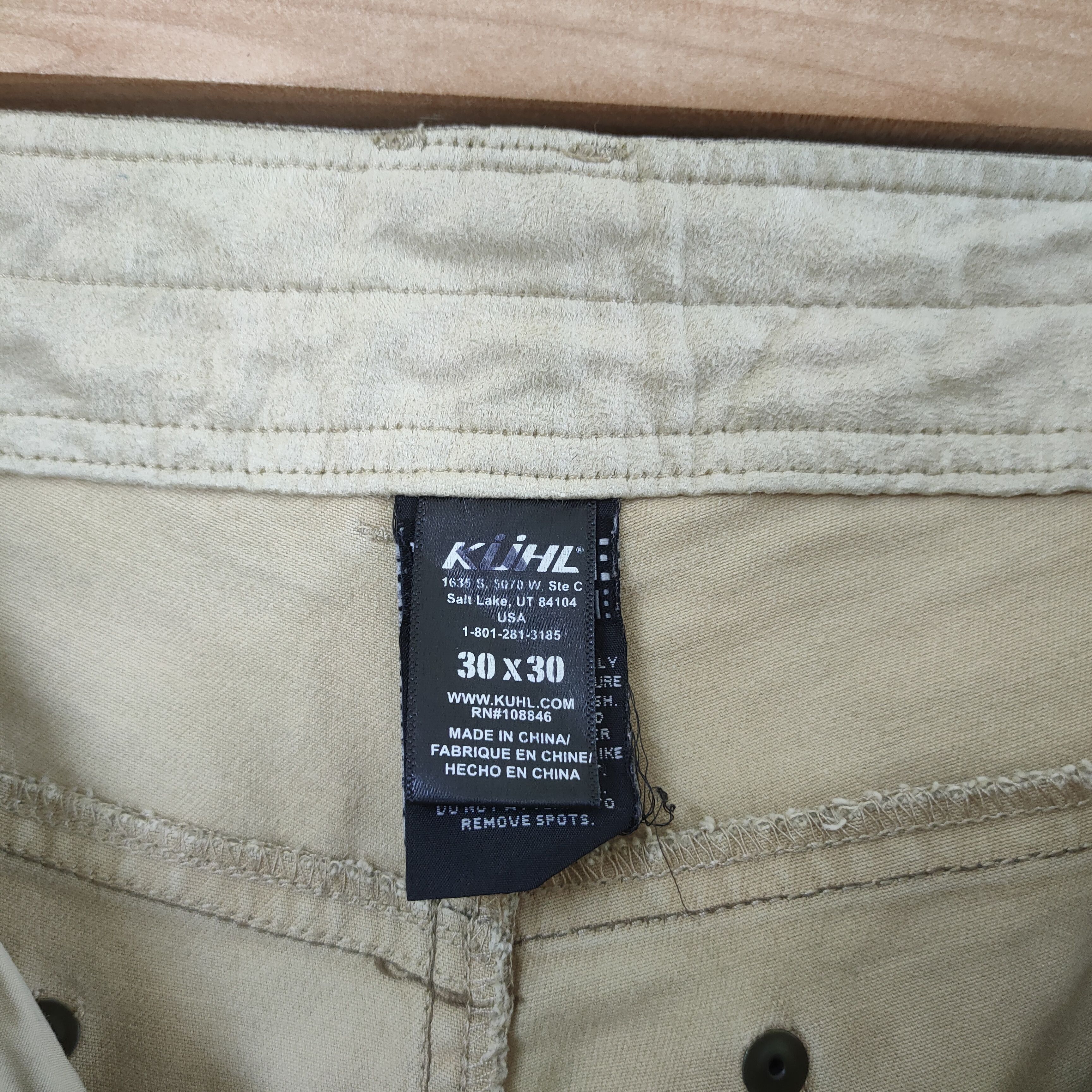 Kuhl VINTAGE KULH FADED BROWN CARGO PANTS Size US 30 / EU 46 - 8 Thumbnail