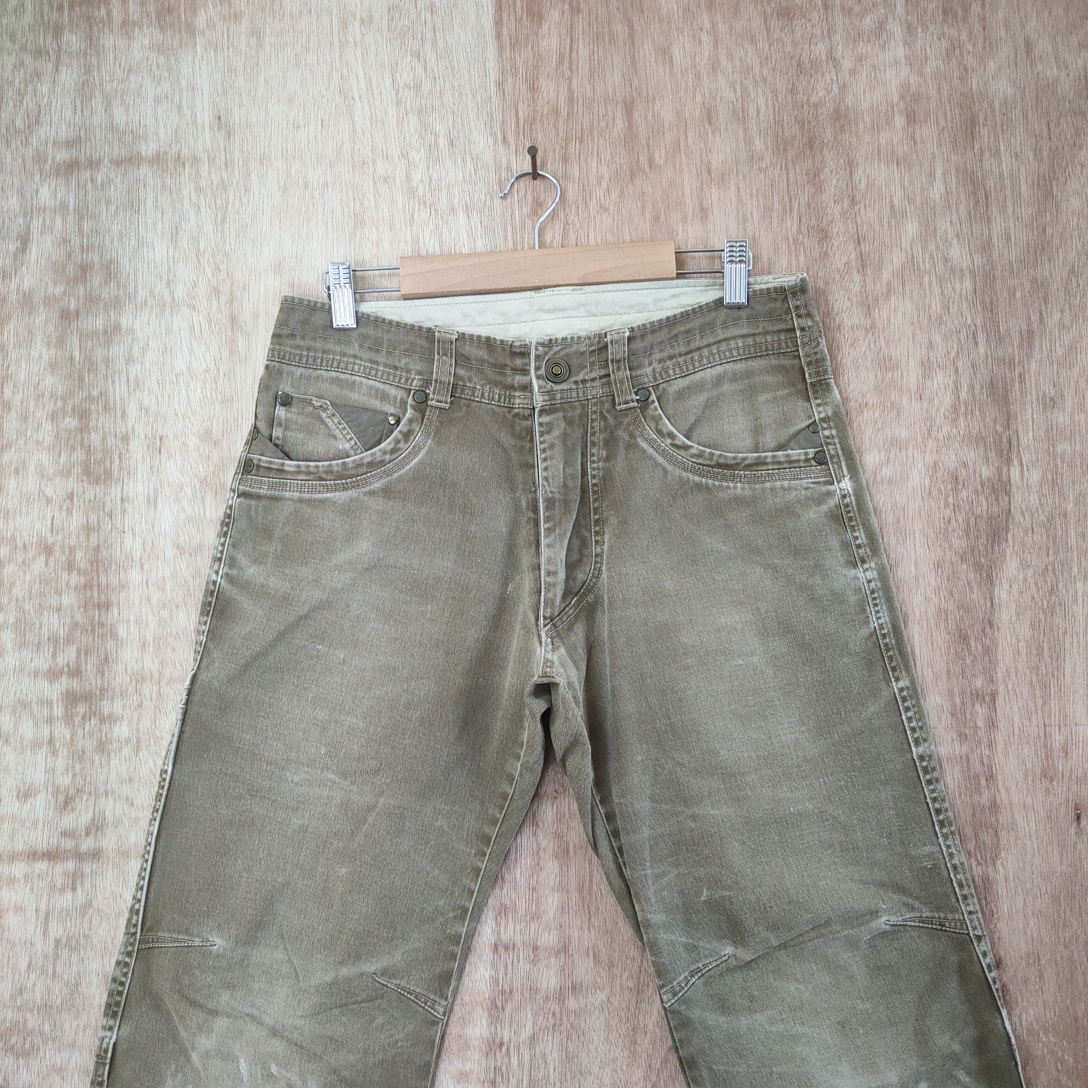 Kuhl VINTAGE KULH FADED BROWN CARGO PANTS Size US 30 / EU 46 - 2 Thumbnail