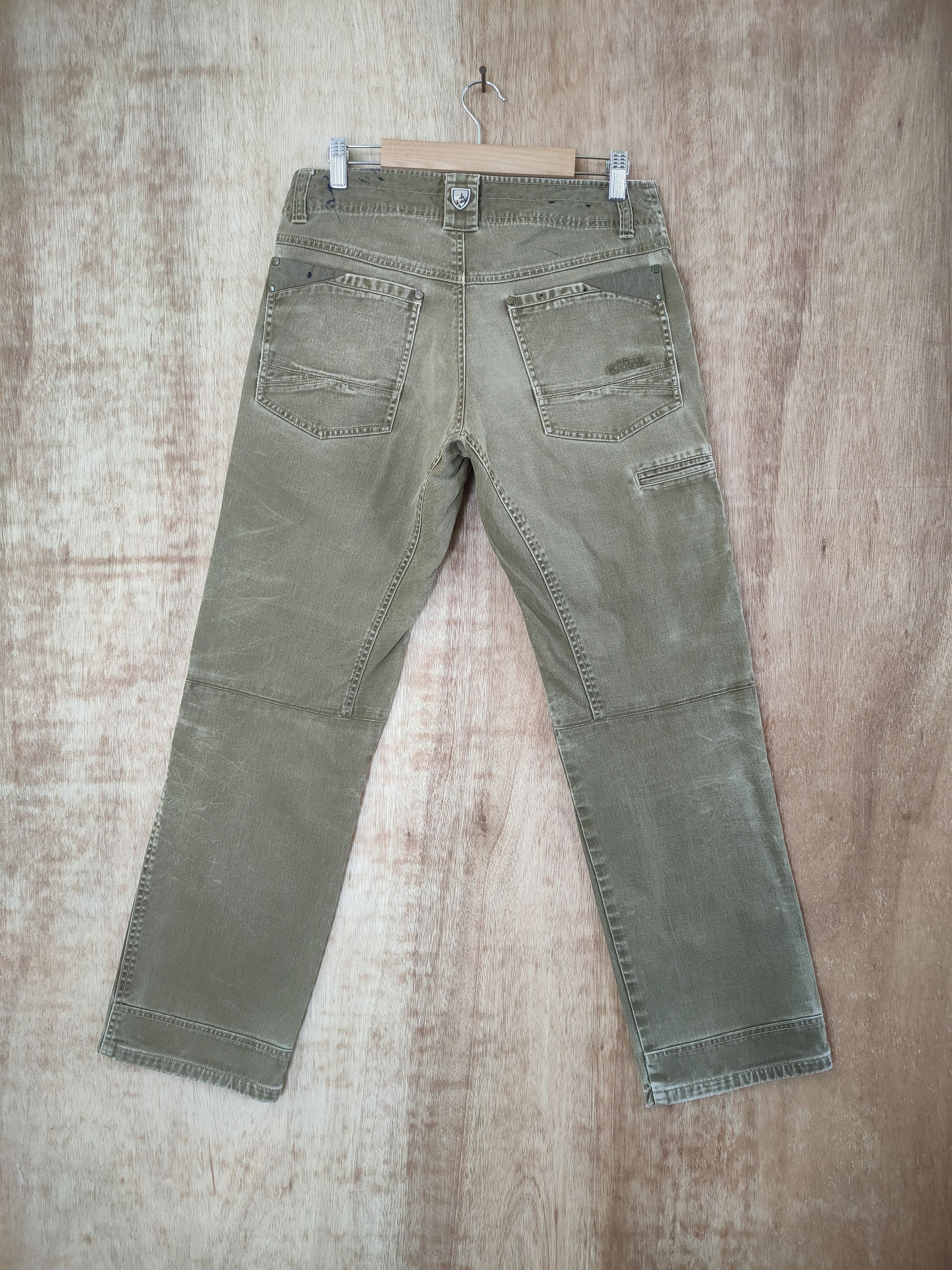 Kuhl VINTAGE KULH FADED BROWN CARGO PANTS Size US 30 / EU 46 - 4 Thumbnail