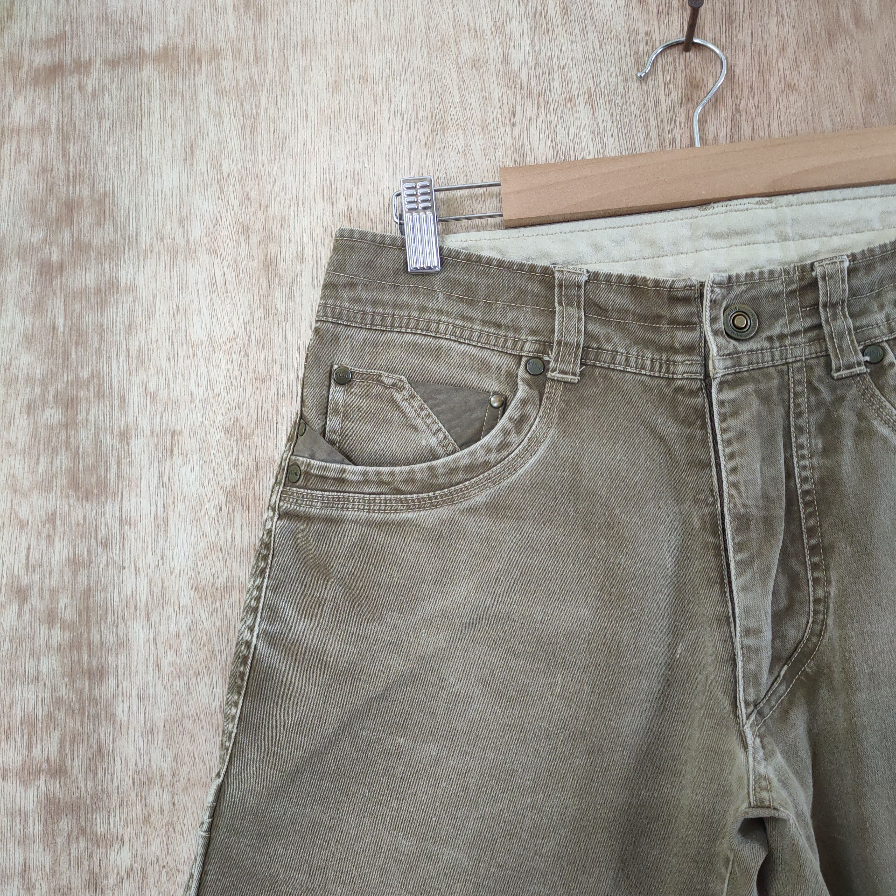 Kuhl VINTAGE KULH FADED BROWN CARGO PANTS Size US 30 / EU 46 - 10 Thumbnail