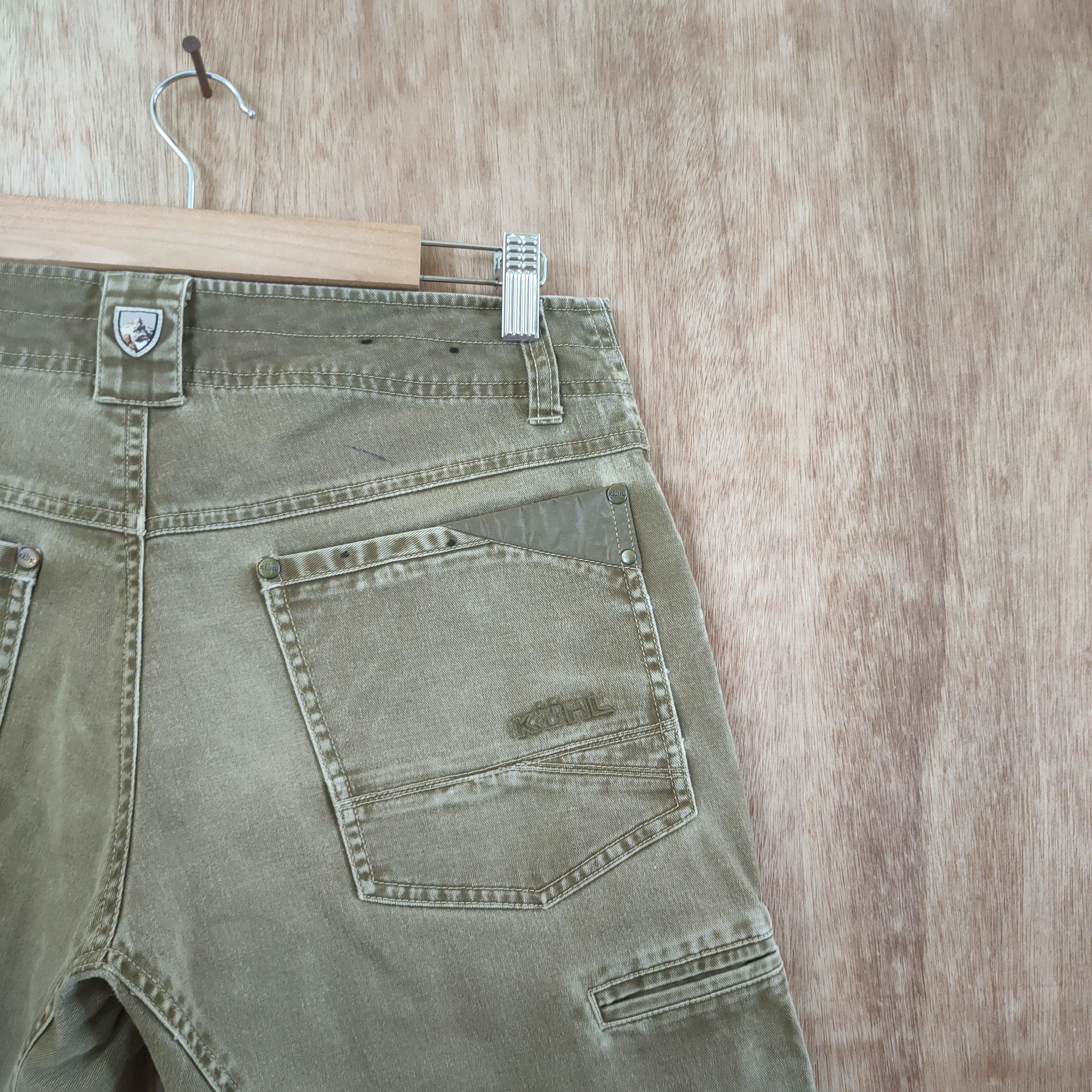 Kuhl VINTAGE KULH FADED BROWN CARGO PANTS Size US 30 / EU 46 - 14 Thumbnail