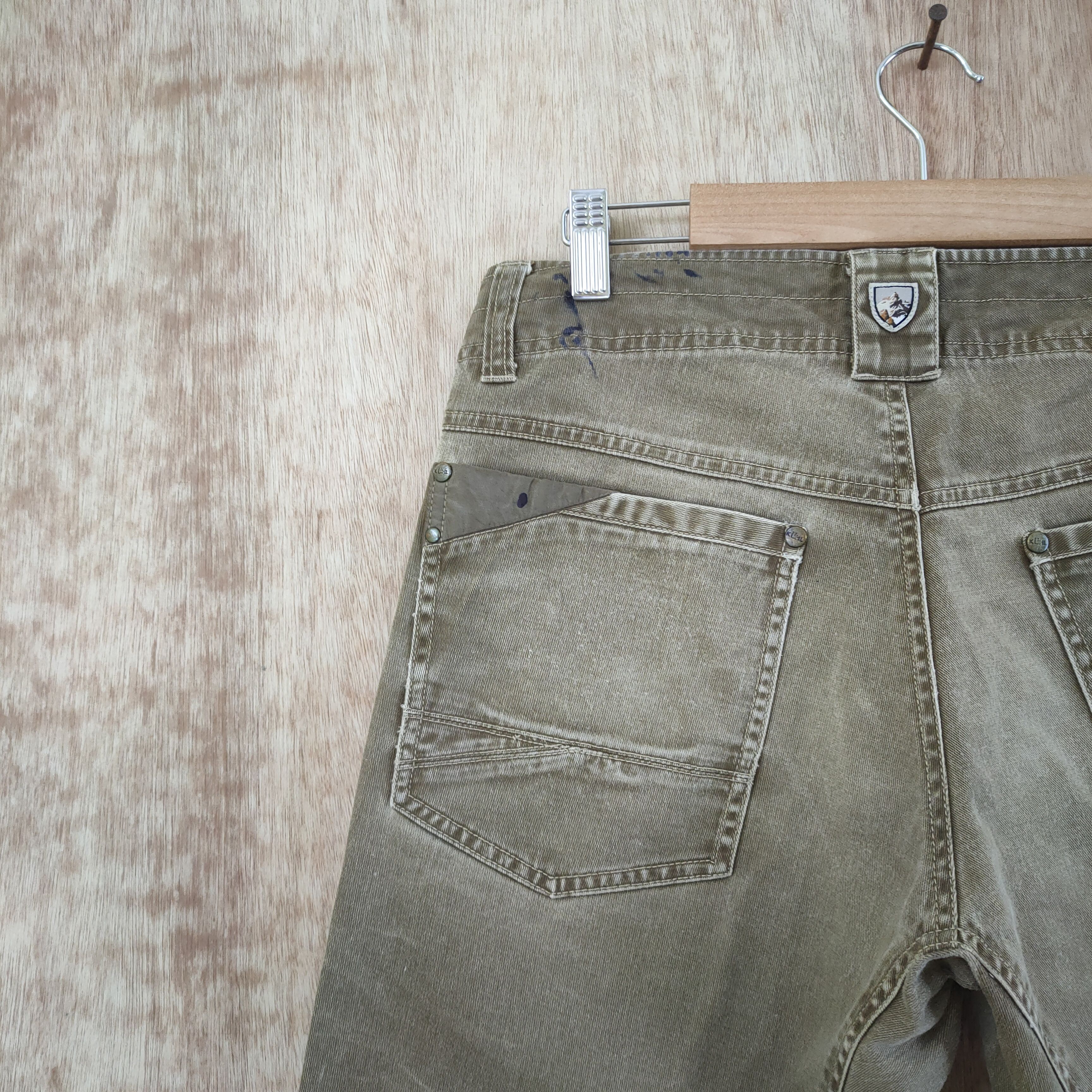 Kuhl VINTAGE KULH FADED BROWN CARGO PANTS Size US 30 / EU 46 - 15 Thumbnail