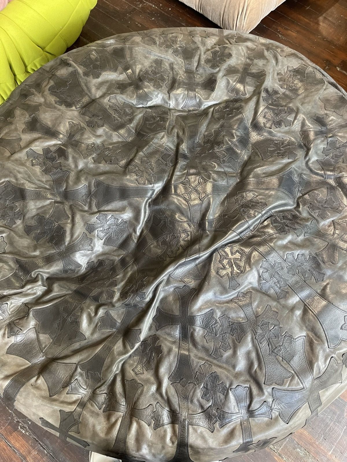 CHROME HEARTS XXXL OVERSIZED CHAIR BEANBAG LEATHER CROSS