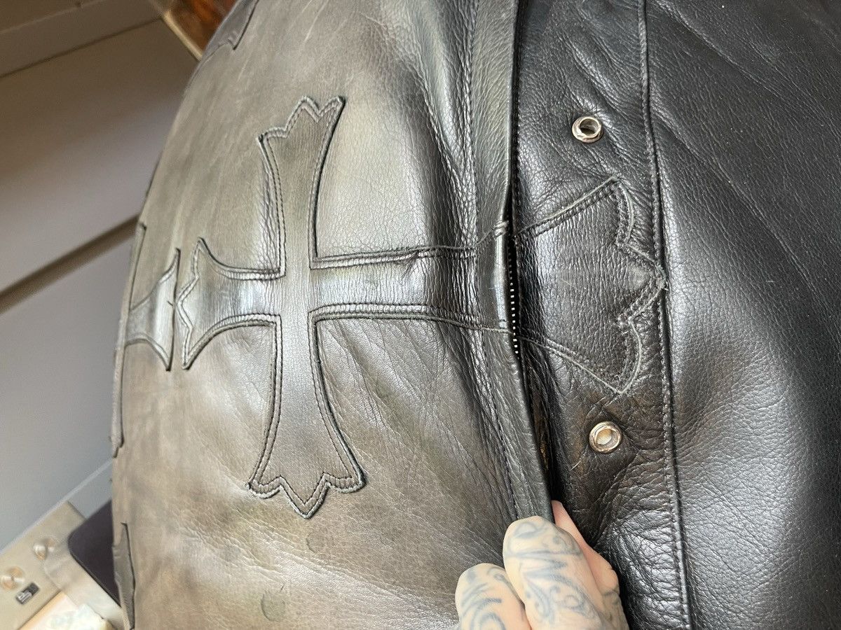 CHROME HEARTS XXXL OVERSIZED CHAIR BEANBAG LEATHER CROSS