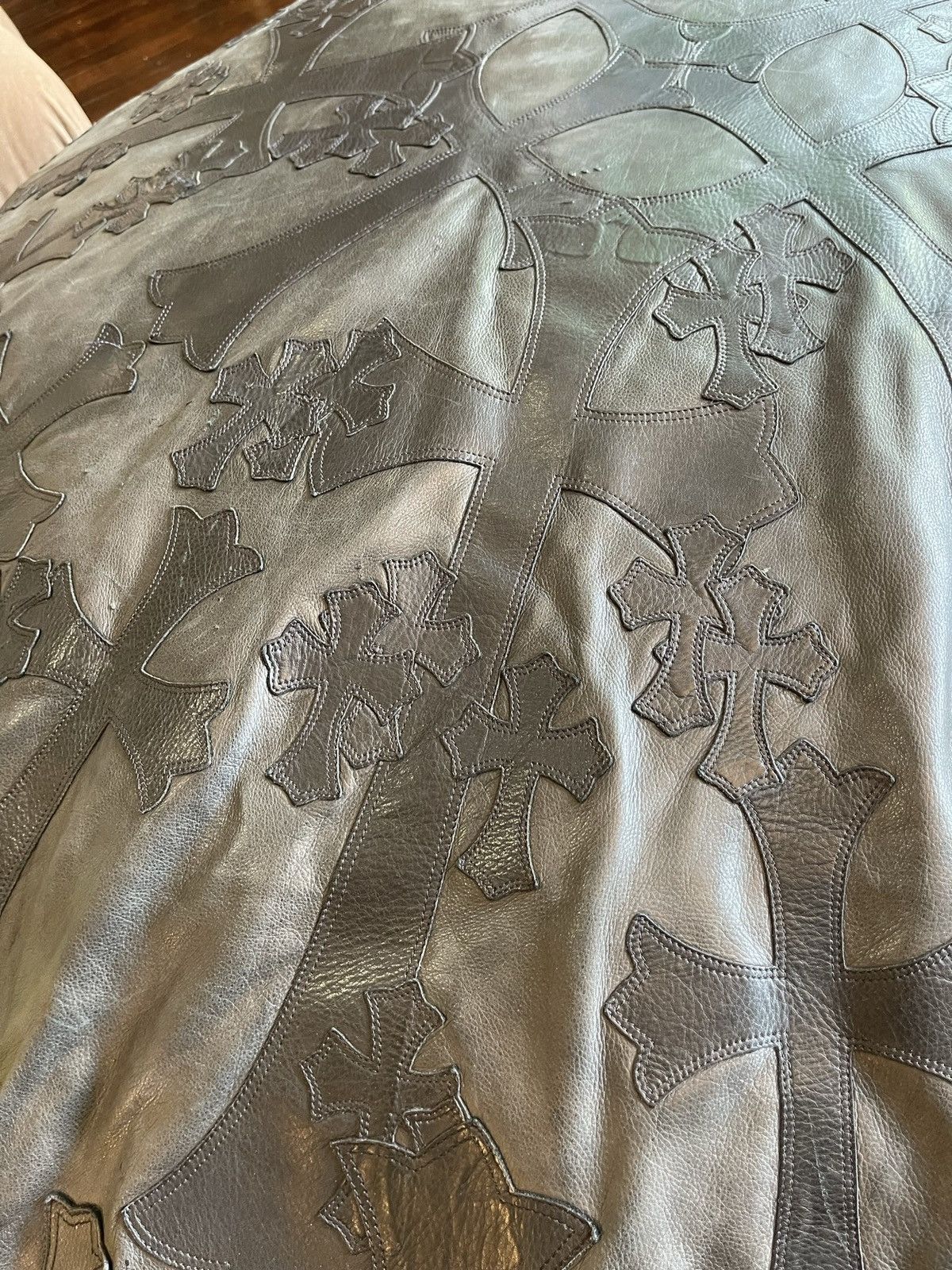 CHROME HEARTS XXXL OVERSIZED CHAIR BEANBAG LEATHER CROSS