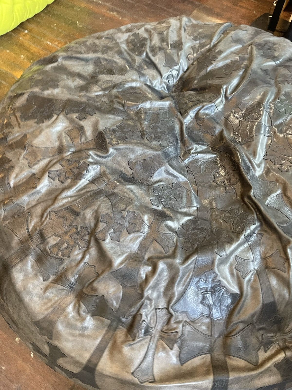 CHROME HEARTS XXXL OVERSIZED CHAIR BEANBAG LEATHER CROSS