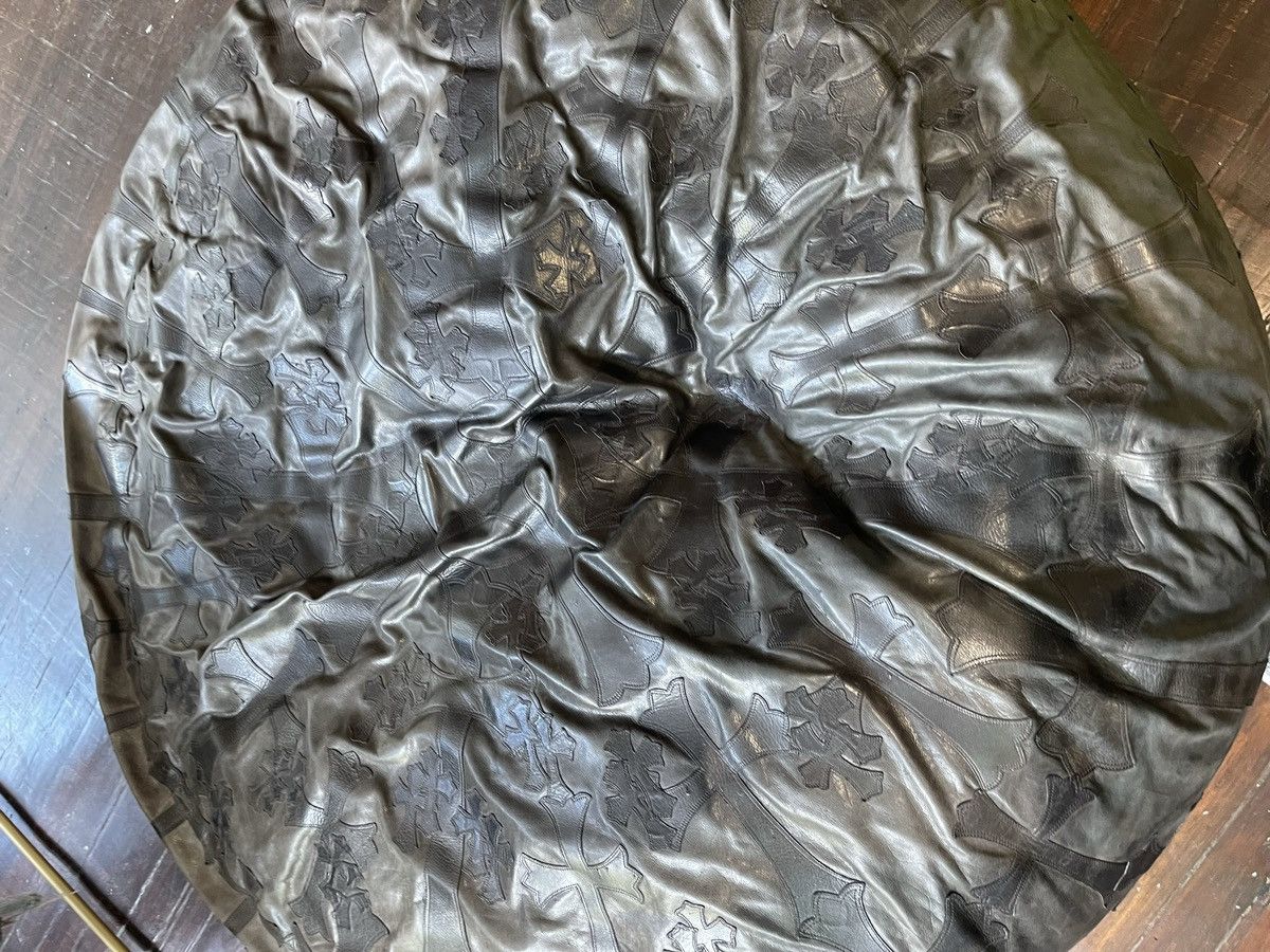 CHROME HEARTS XXXL OVERSIZED CHAIR BEANBAG LEATHER CROSS