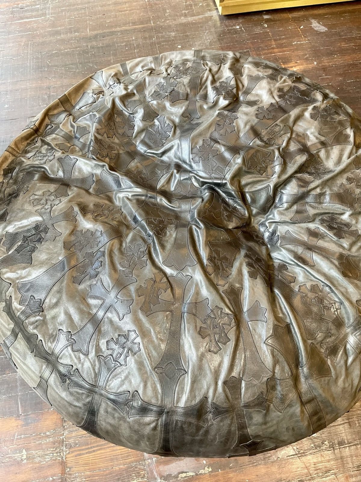 CHROME HEARTS XXXL OVERSIZED CHAIR BEANBAG LEATHER CROSS