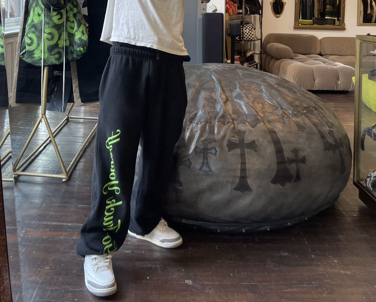 CHROME HEARTS XXXL OVERSIZED CHAIR BEANBAG LEATHER CROSS