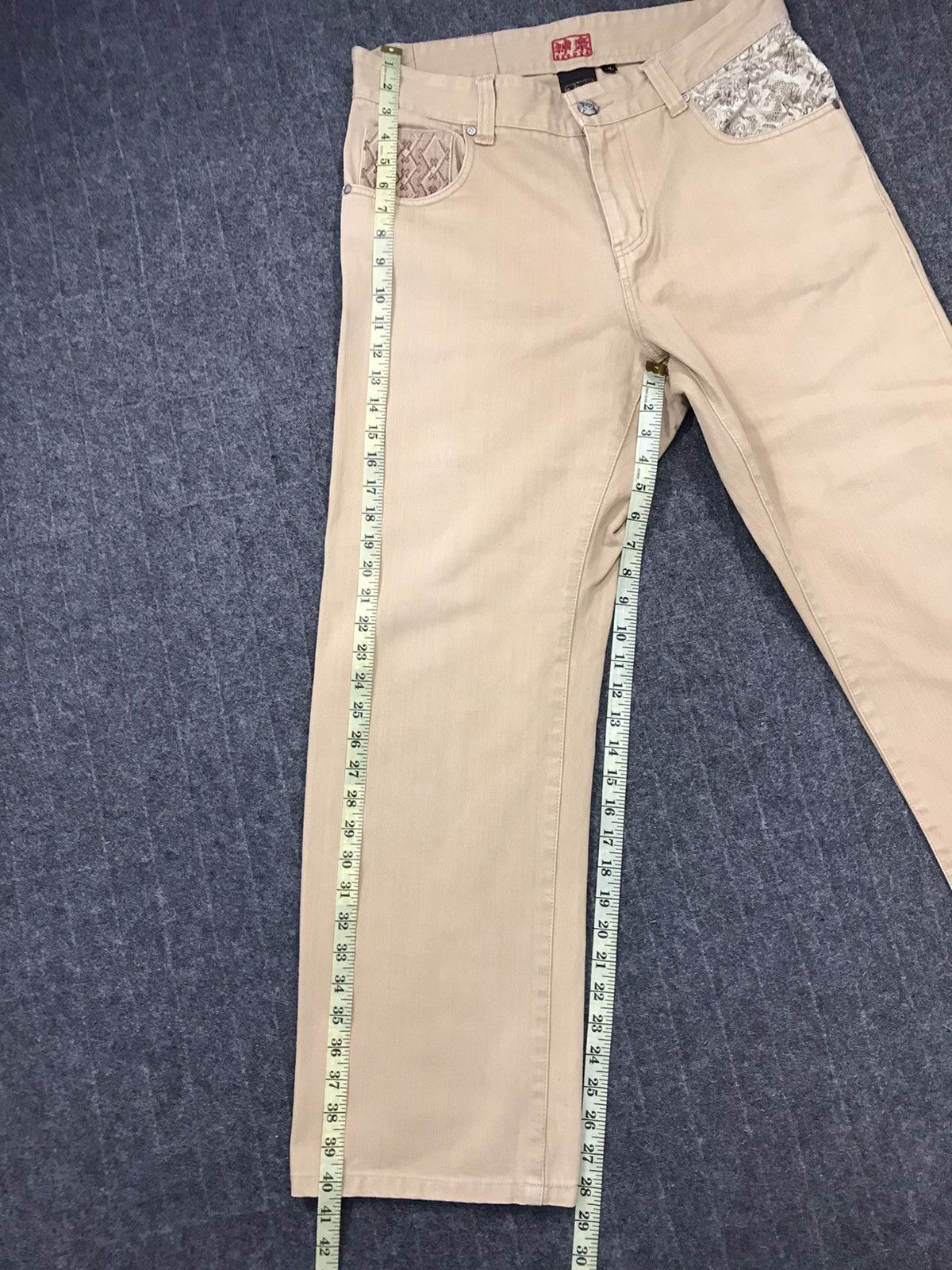 Japanese Brand Kagura Tough & Comfortable Since 1963 Denim Pocket Design Size US 34 / EU 50 - 18 Thumbnail