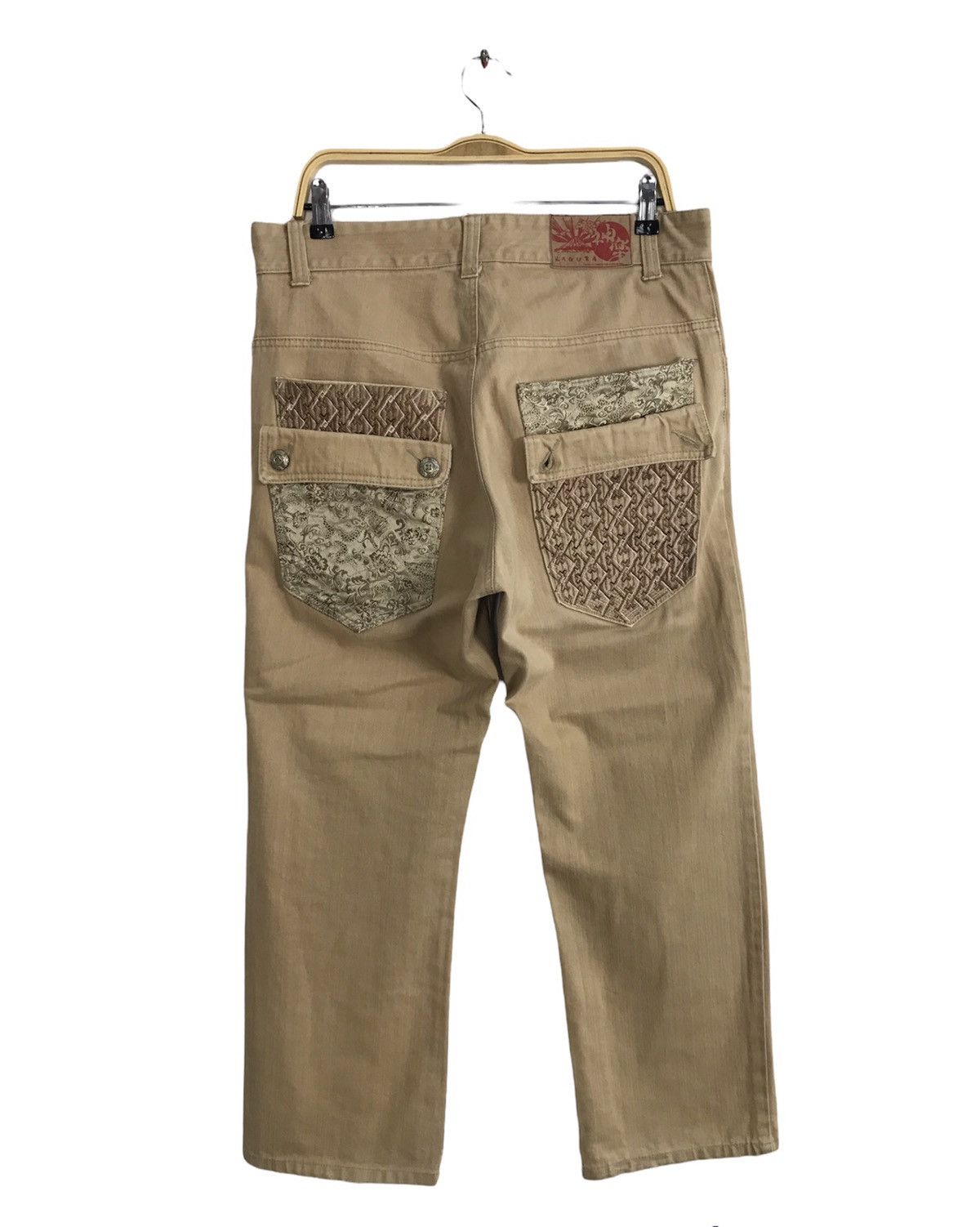 Japanese Brand Kagura Tough & Comfortable Since 1963 Denim Pocket Design Size US 34 / EU 50 - 2 Thumbnail