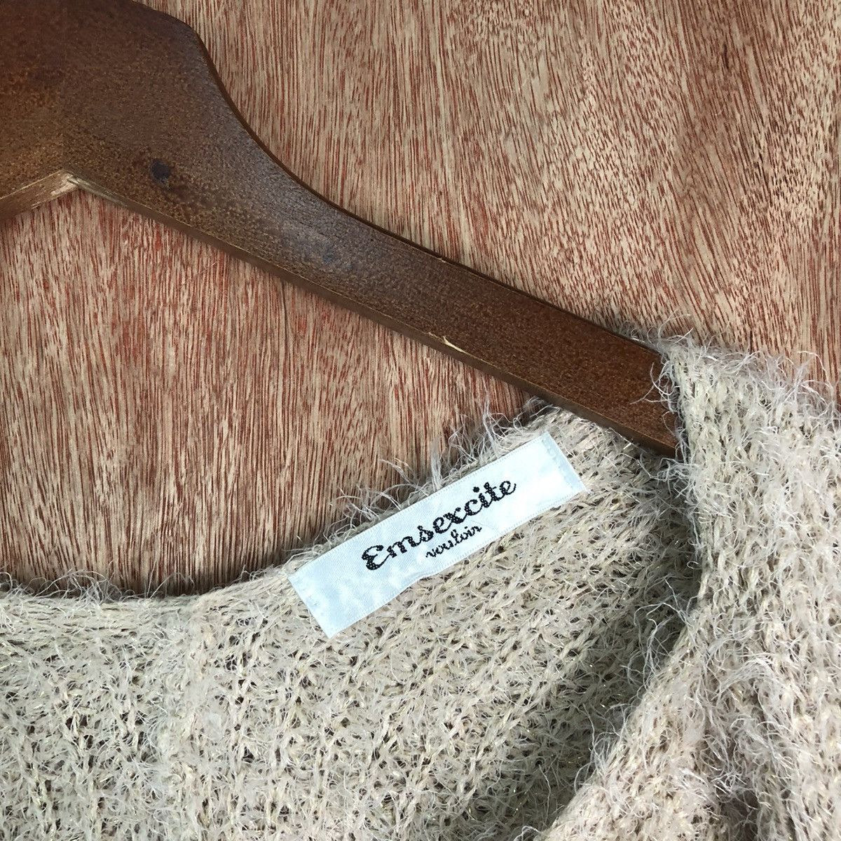 Homespun Knitwear Free Size !!! Emsexcite Shag Shaggy Fur Mohair #6515 Size L / US 10 / IT 46 - 4 Thumbnail