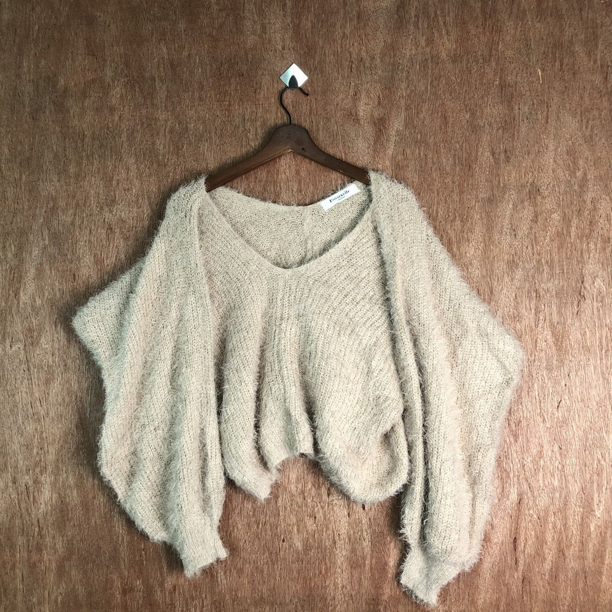 Homespun Knitwear Free Size !!! Emsexcite Shag Shaggy Fur Mohair #6515 Size L / US 10 / IT 46 - 1 Thumbnail