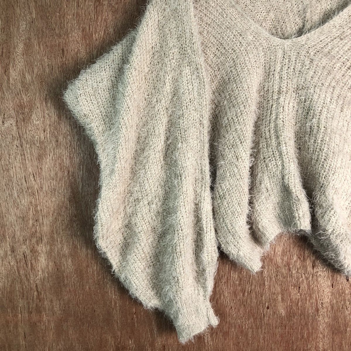 Homespun Knitwear Free Size !!! Emsexcite Shag Shaggy Fur Mohair #6515 Size L / US 10 / IT 46 - 6 Thumbnail