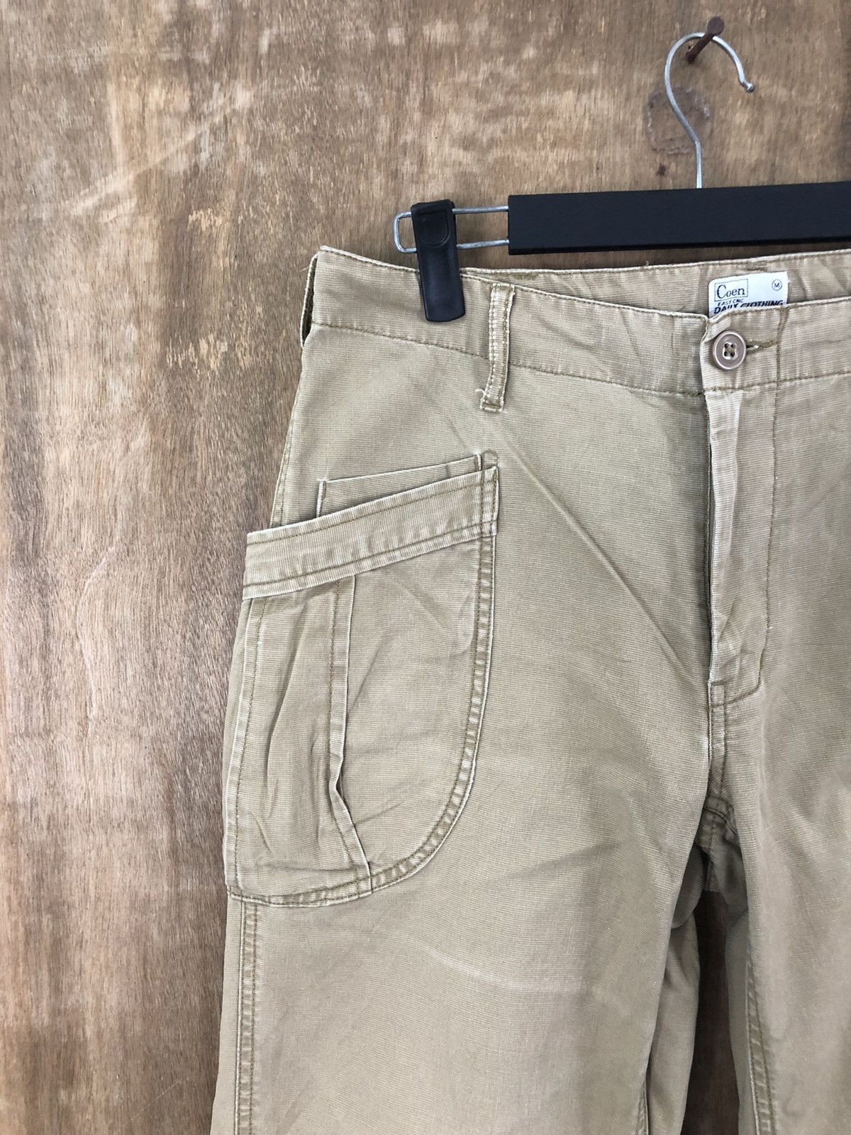 Japanese Brand Coen Brown multipocket tactical cargo pants # 6212 Size US 30 / EU 46 - 4 Thumbnail