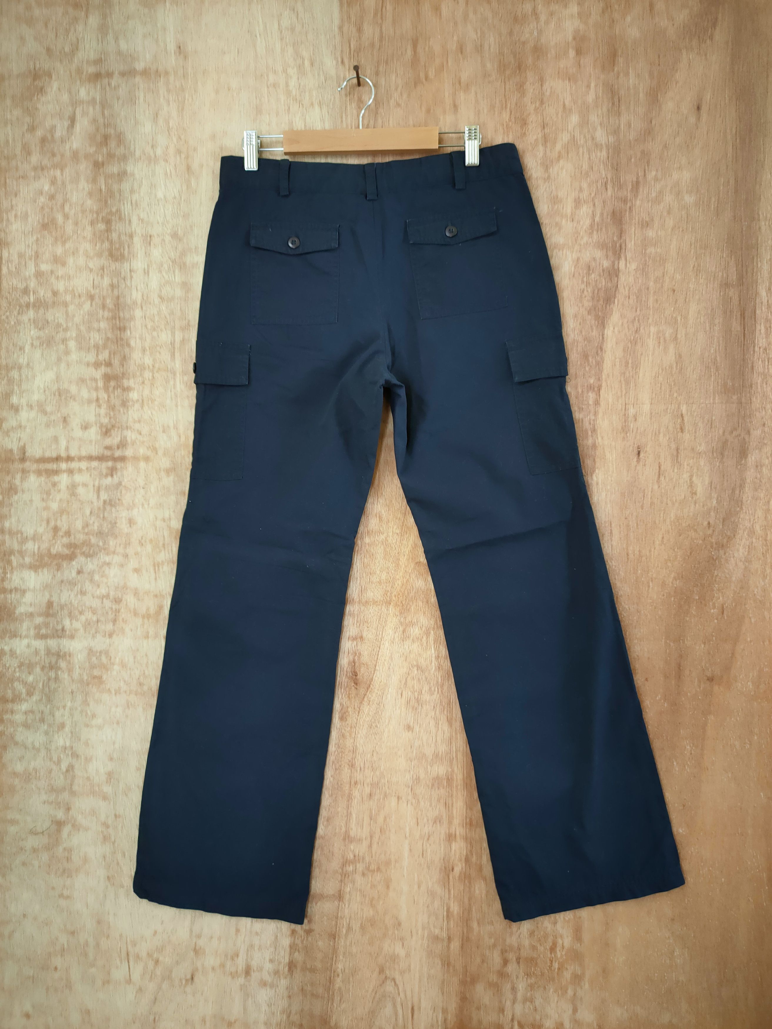 Japanese Brand DLL Cinema multi pocket tactical black cargo pants #895 Size 30" / US 8 / IT 44 - 5 Thumbnail