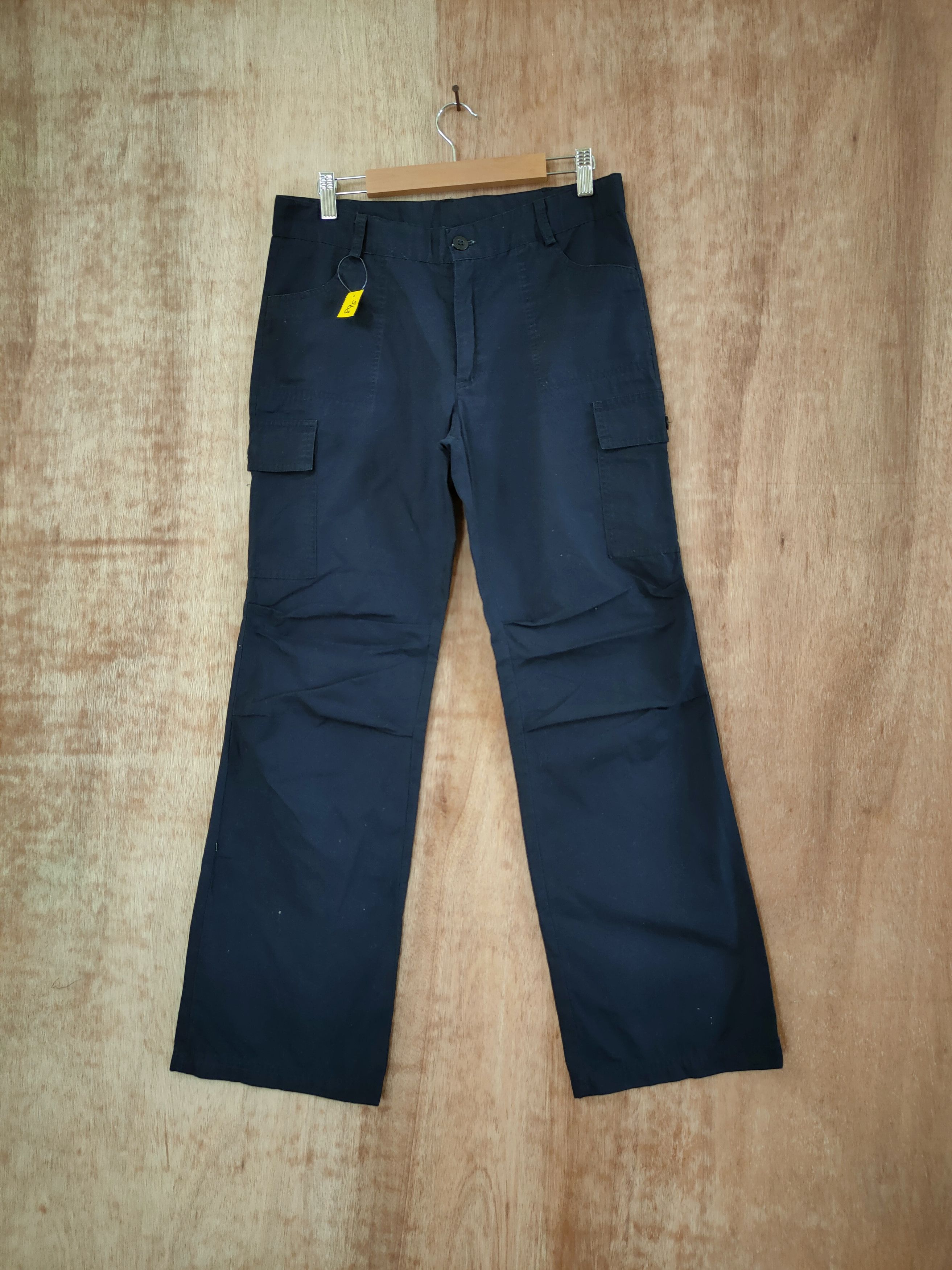 Japanese Brand DLL Cinema multi pocket tactical black cargo pants #895 Size 30" / US 8 / IT 44 - 1 Thumbnail