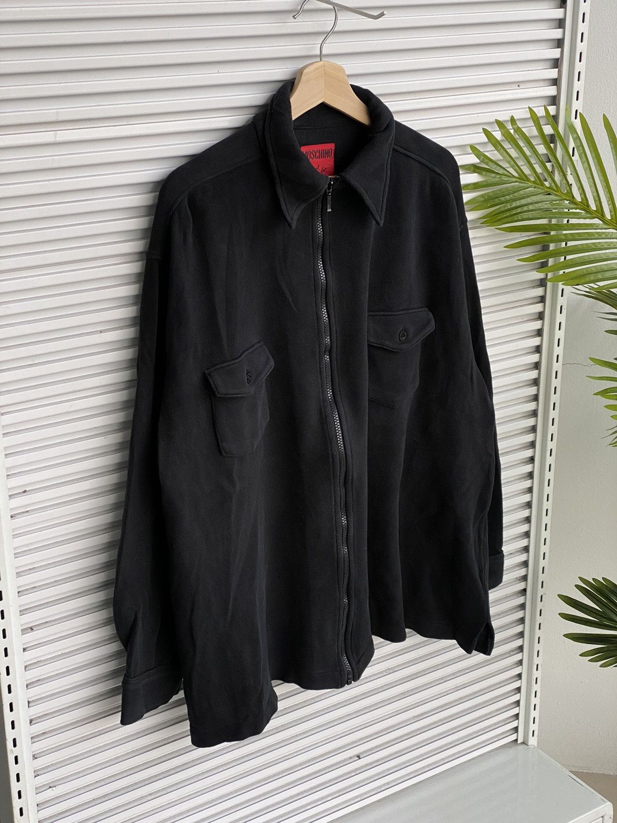 Moschino Vintage Moschino Normal But Formal Button Ups Sweatshirt Size US XXL / EU 58 / 5 - 2 Thumbnail