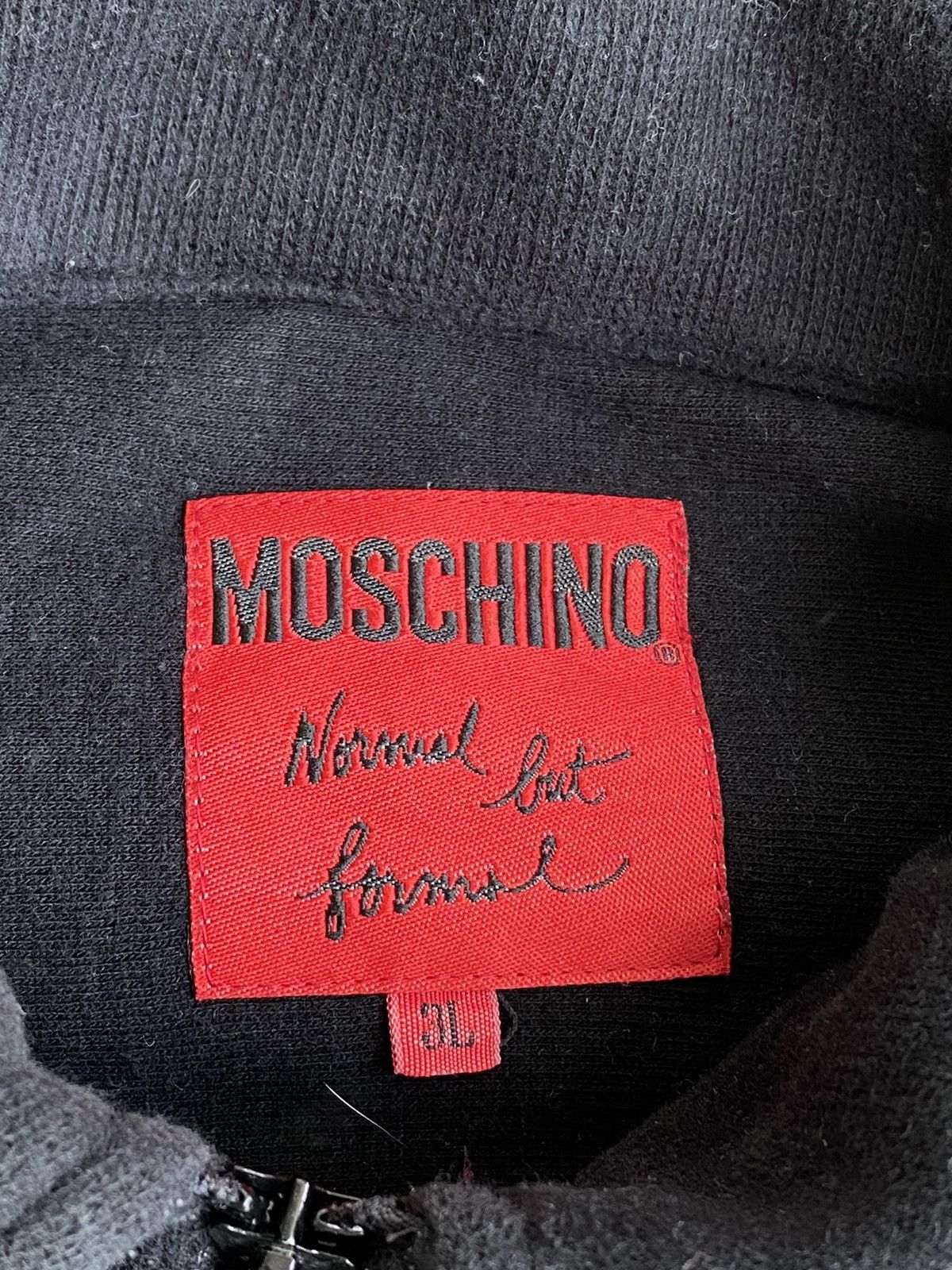 Moschino Vintage Moschino Normal But Formal Button Ups Sweatshirt Size US XXL / EU 58 / 5 - 7 Thumbnail