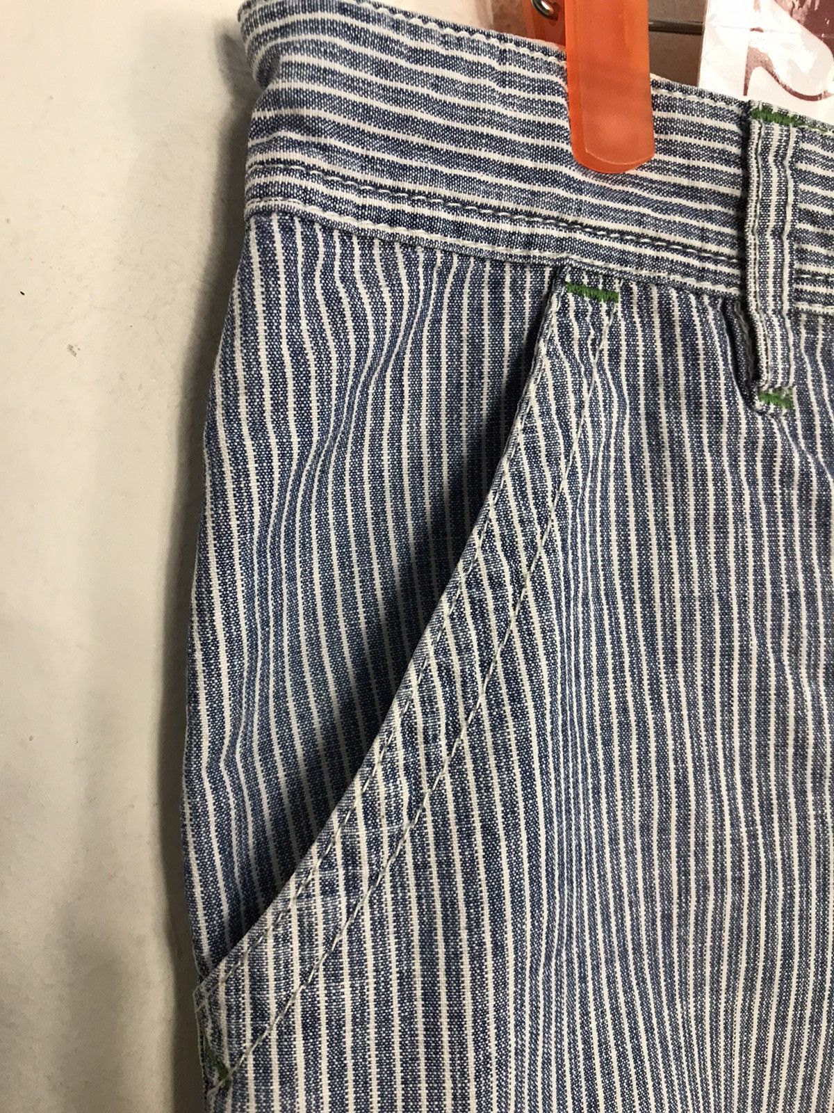 Japanese Brand × Vintage Vintage Kissmark Casual Pants Design Striped Size US 33 - 8 Thumbnail
