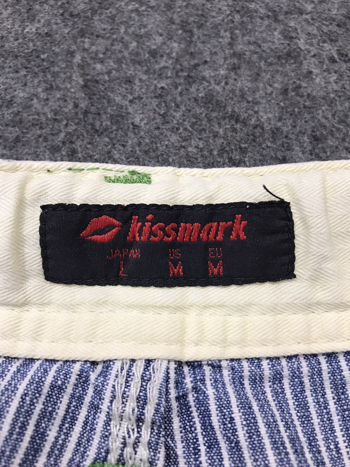 Japanese Brand × Vintage Vintage Kissmark Casual Pants Design Striped Size US 33 - 13 Thumbnail