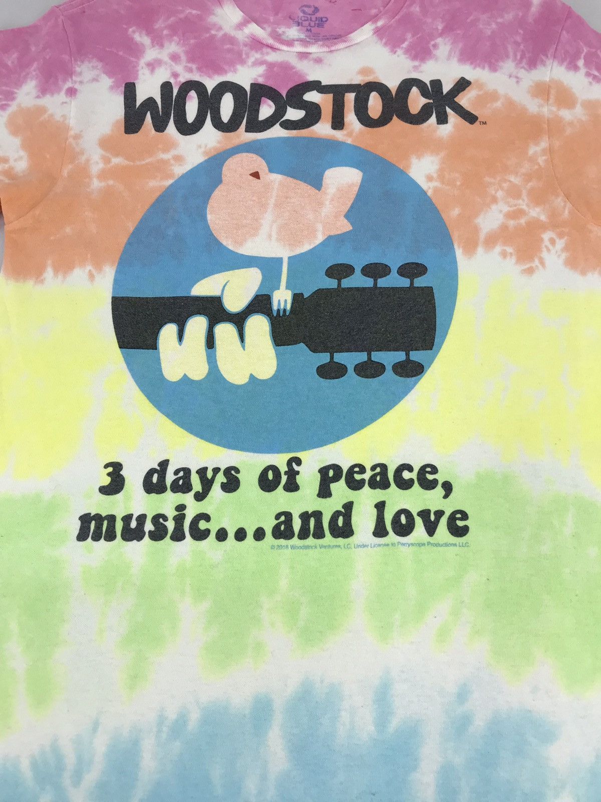 Liquid Blue × Vintage Vintage Liquid Blue Woodstock Peace And Love Tye Dye Tee Size US S / EU 44-46 / 1 - 2 Thumbnail