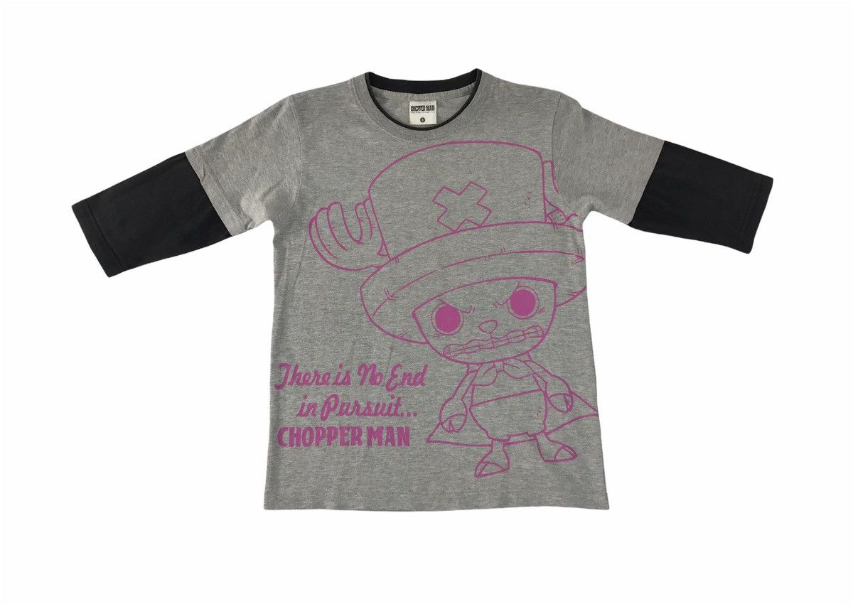 Anime × Japanese Brand × One Piece One Piece Chopper Man Big Logo Tee Size US S / EU 44-46 / 1 - 1 Thumbnail