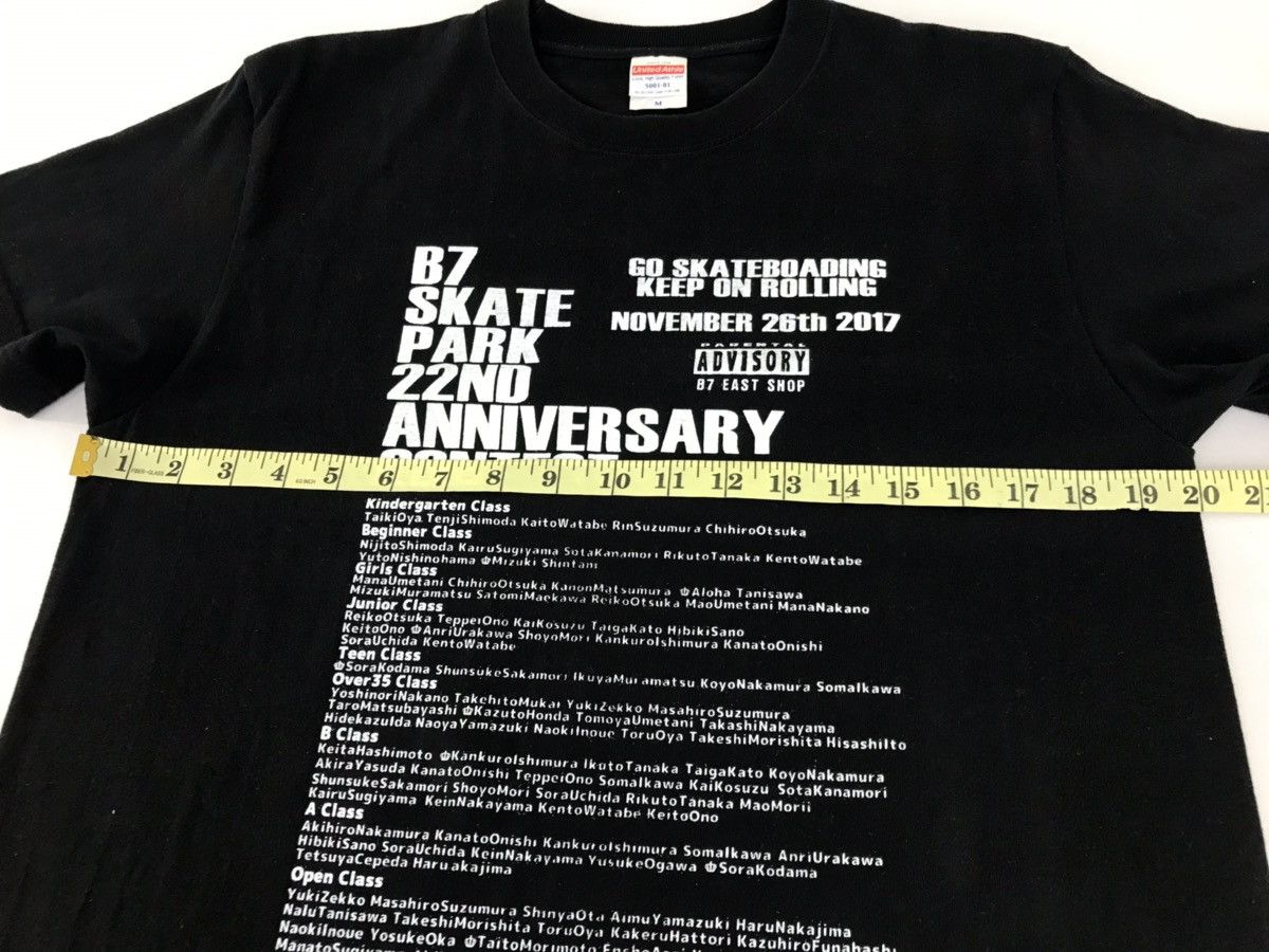 Japanese Brand Skate Park 22nd Anniversary Contest Tee Size US M / EU 48-50 / 2 - 11 Thumbnail