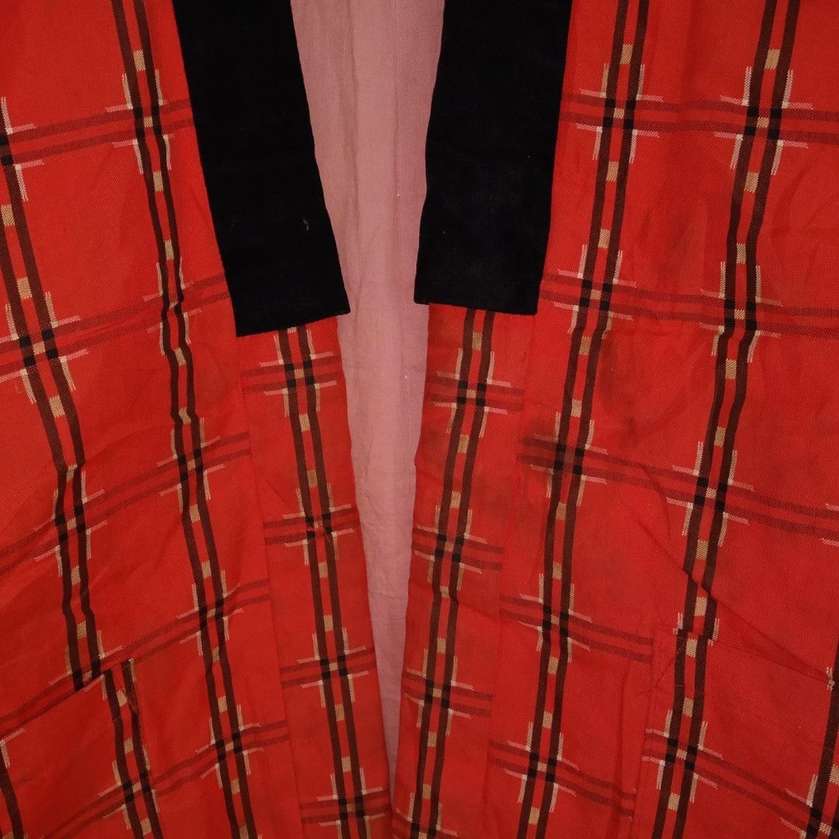 Japanese Brand Japan Brand Kuwano Short Haori Kimono Checkered Design Size US L / EU 52-54 / 3 - 4 Thumbnail