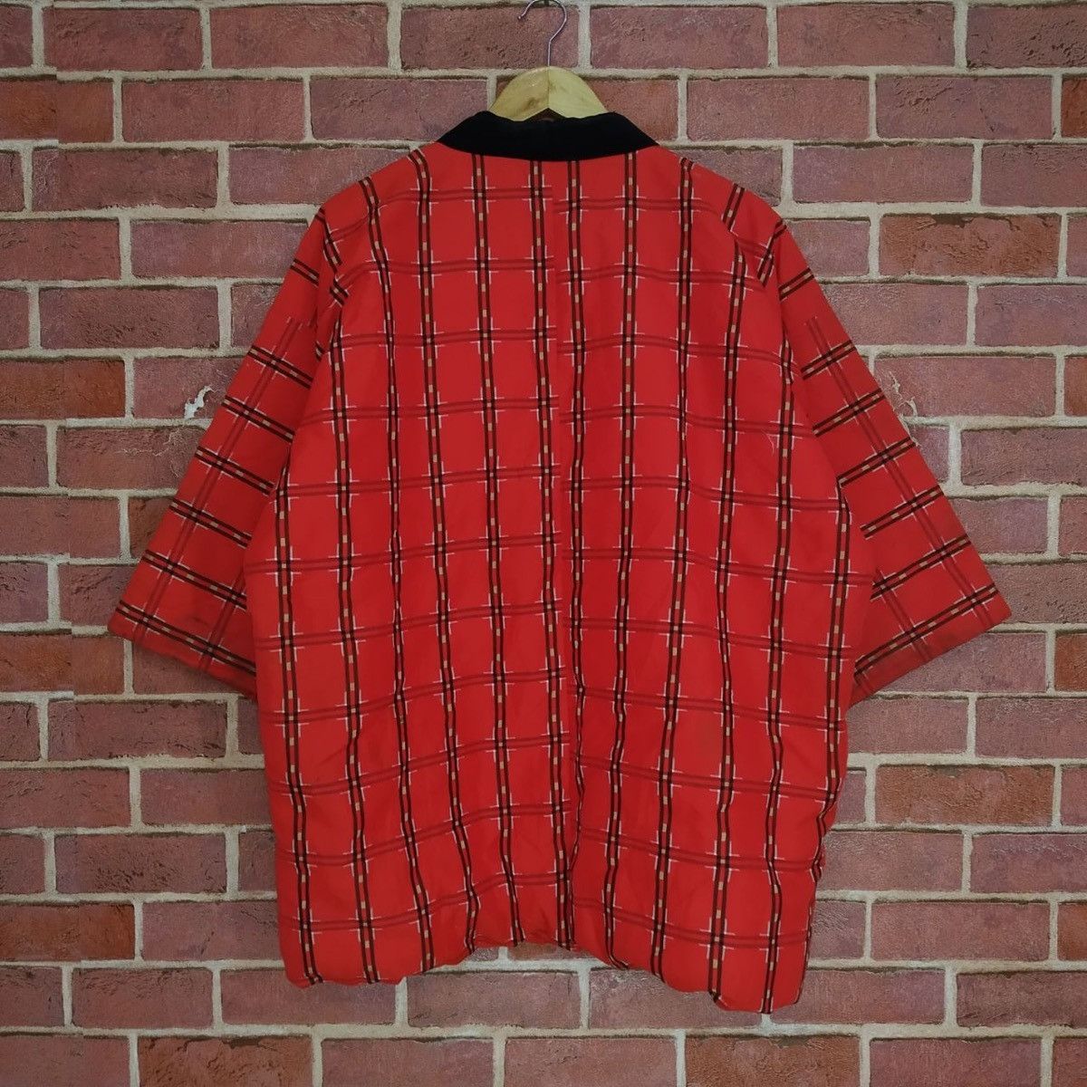 Japanese Brand Japan Brand Kuwano Short Haori Kimono Checkered Design Size US L / EU 52-54 / 3 - 2 Thumbnail