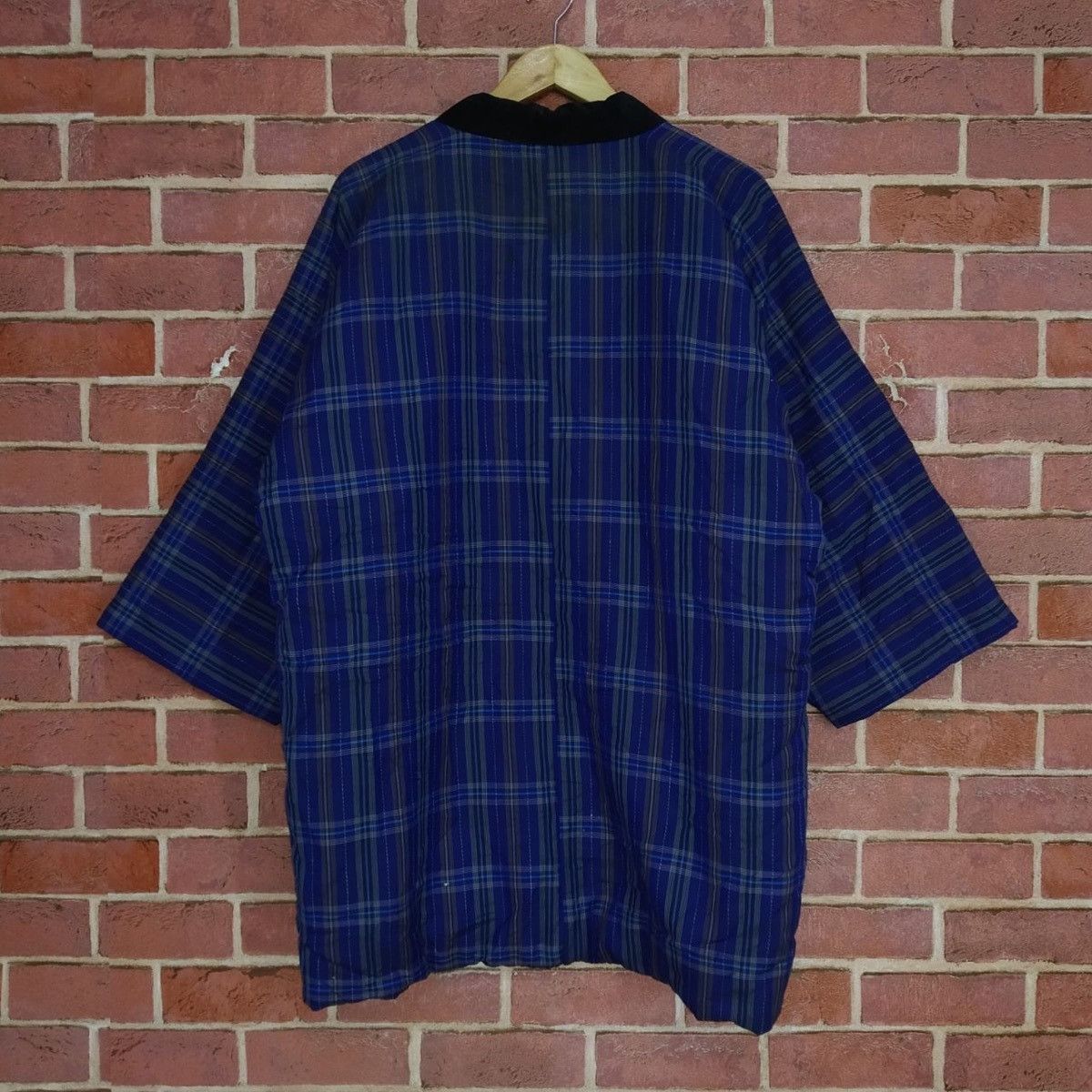 Japanese Brand Japan Brand Kuwano Haori Short Kimono Checkered Design Size US L / EU 52-54 / 3 - 2 Thumbnail