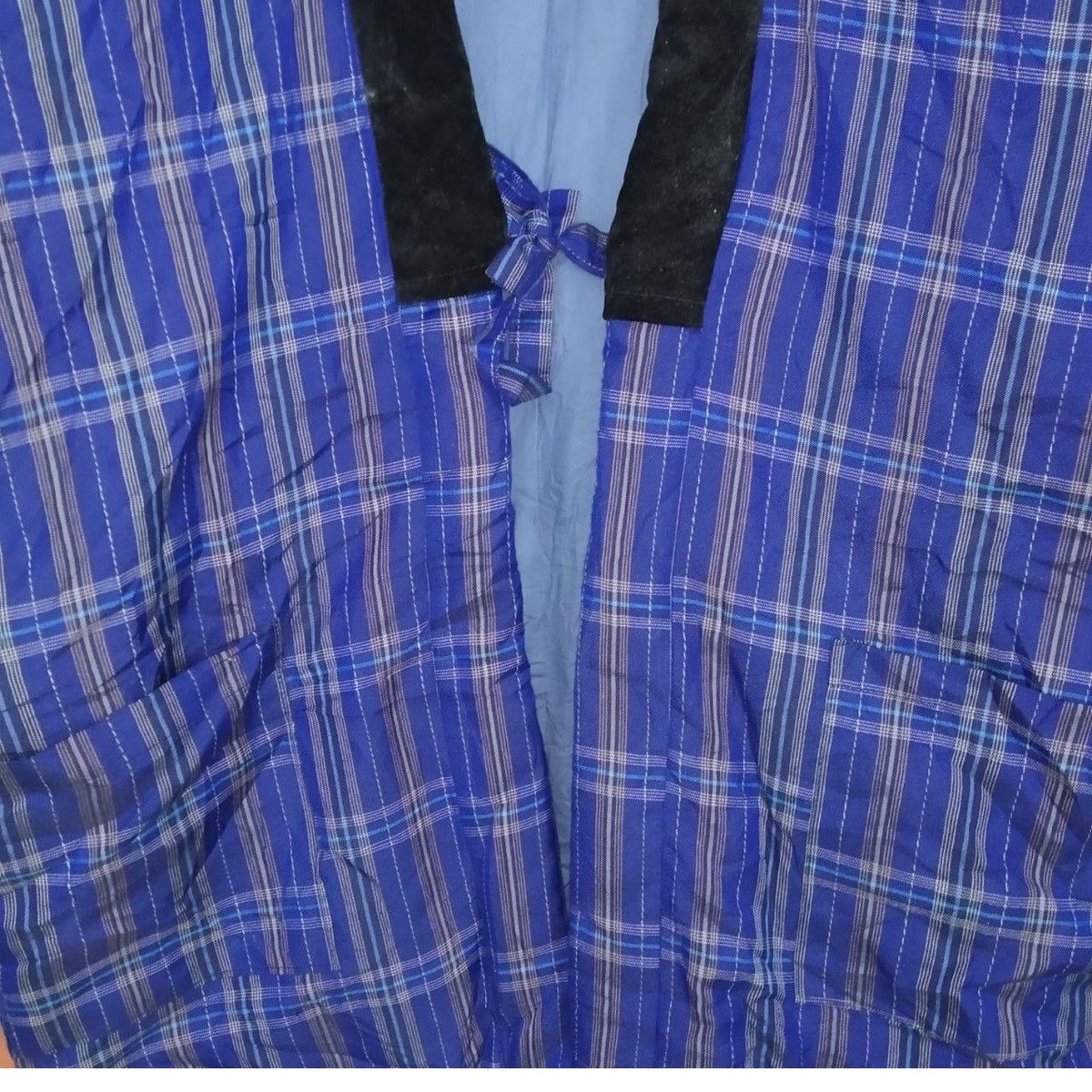 Japanese Brand Japan Brand Kuwano Haori Short Kimono Checkered Design Size US L / EU 52-54 / 3 - 4 Thumbnail