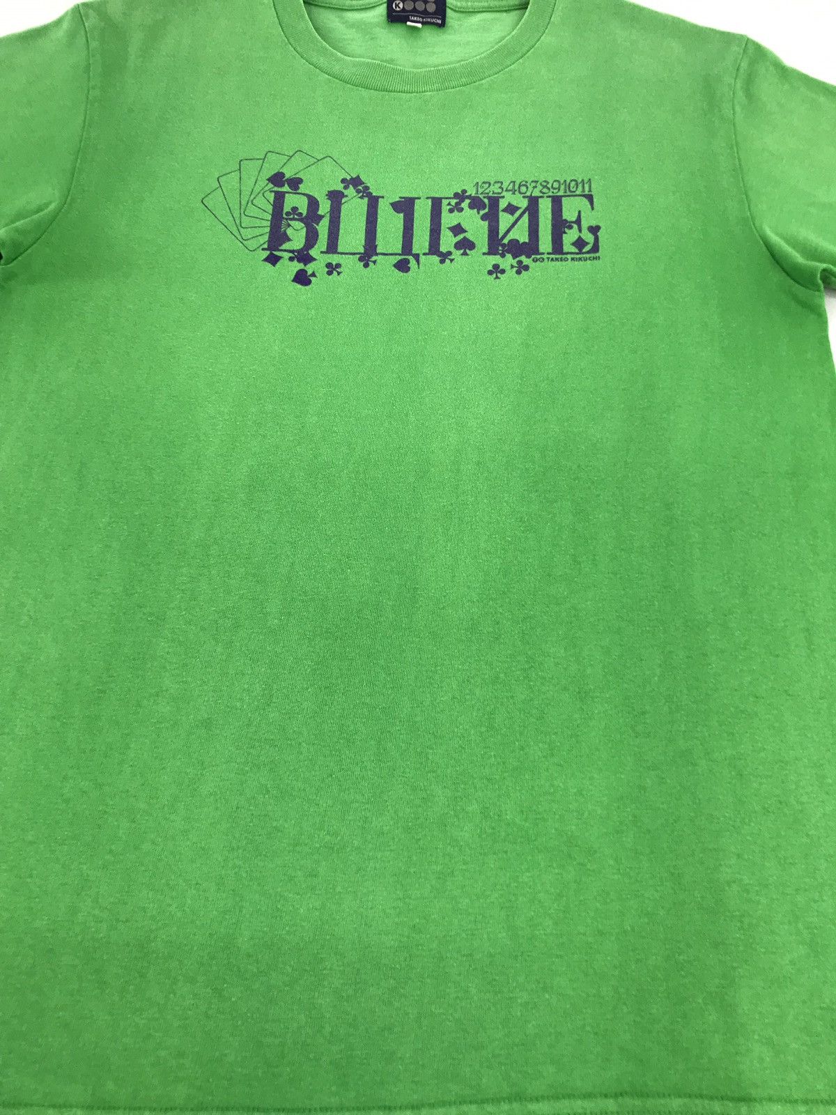 Japanese Brand × Takeo Kikuchi Takeo Kikuchi Big Logo Number Tee Size US S / EU 44-46 / 1 - 3 Thumbnail